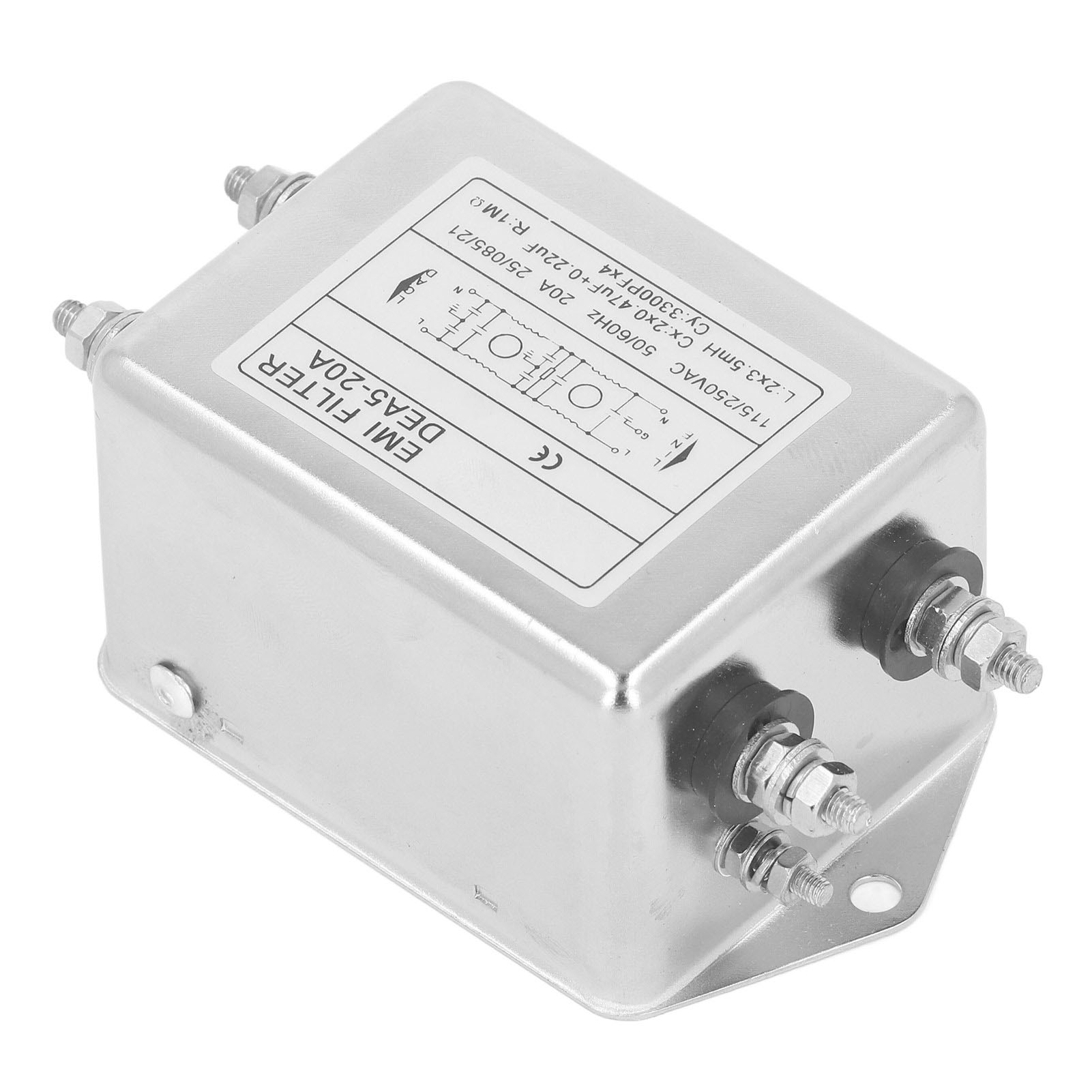 Einphasiger Emi-interferenzfilter, 115 V/250 V, 50/60 Hz Netzfilter, Rauschunterdrücker