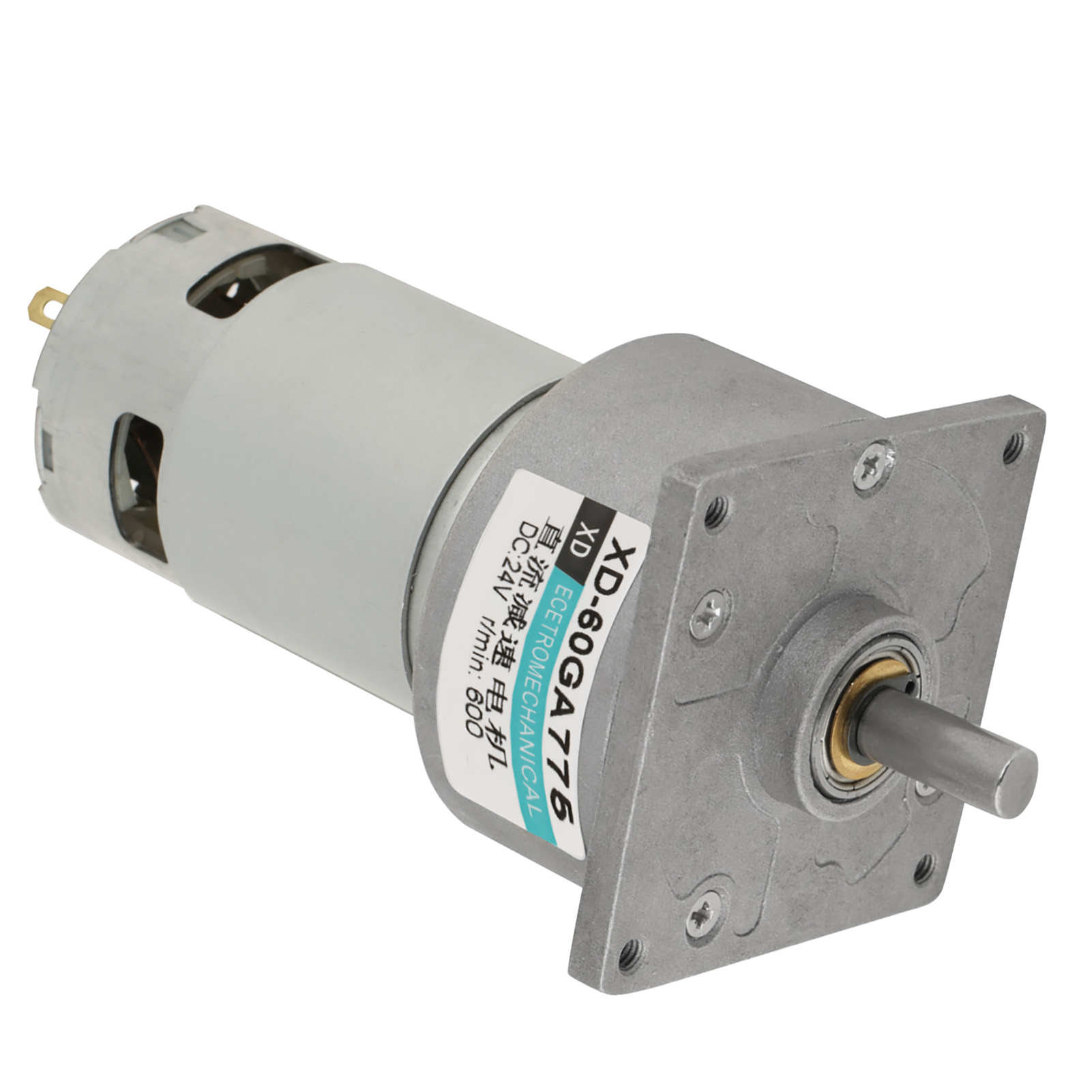 Mikro-gleichstrommotor, 35 W, 24 V, 600 U/min, Metallgetriebe, Drehzahl Einstellbar, Rechts-/linkslauf