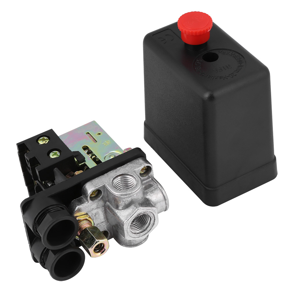 240v 16a 4-port-druckschalter Für Luftkompressoren, Regelung 90-120 Psi, Hochleistungsausführung