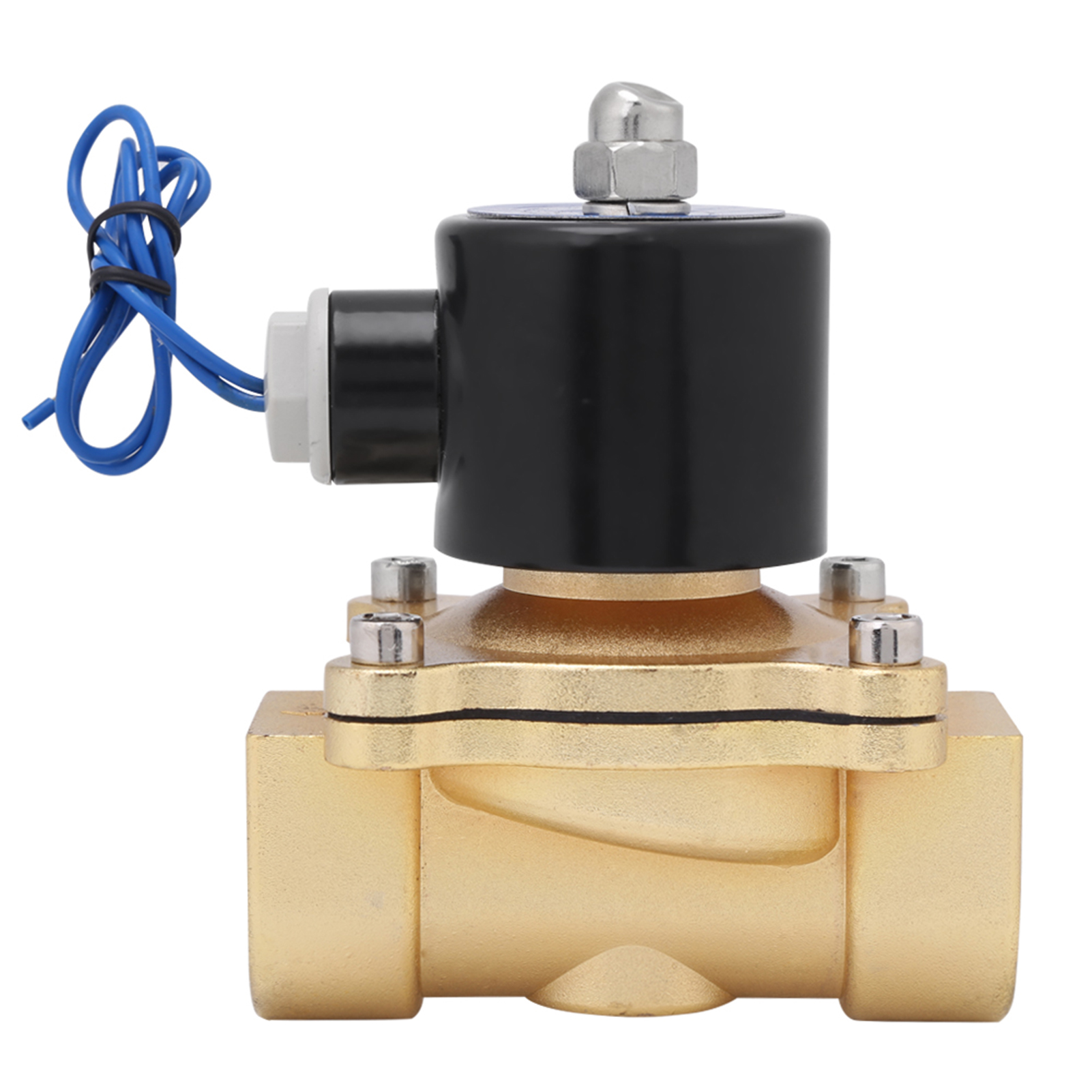 Magnetventil Dn25 R1 12v Dc, Normalerweise Geschlossen, Aus Zinklegierung, Für Wasser, Luft Und Öl