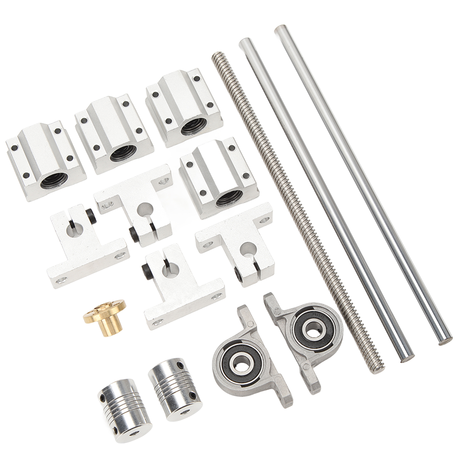 Linearführungsstange T8x8, Wellenlager Sc8uu, Gleitlagerblock, Flexible Kupplung 8–250 Mm