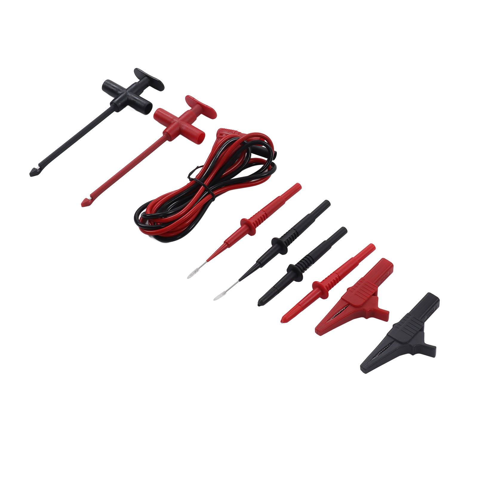 Messleitungssatz Mit Messingspitze Und Pvc-steckern, Multimeter-messleitungsset Für Die Elektrische Wartung