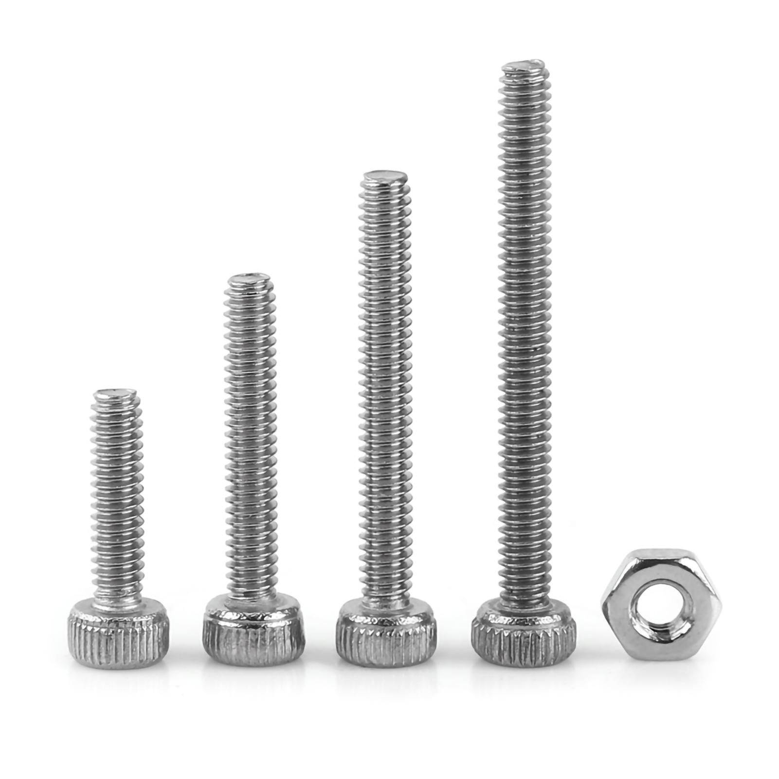 Packung Mit 480 M2-, M3- Und M4-innensechskantschrauben Und -muttern Aus Edelstahl Ss304, Komplettes Sortiment
