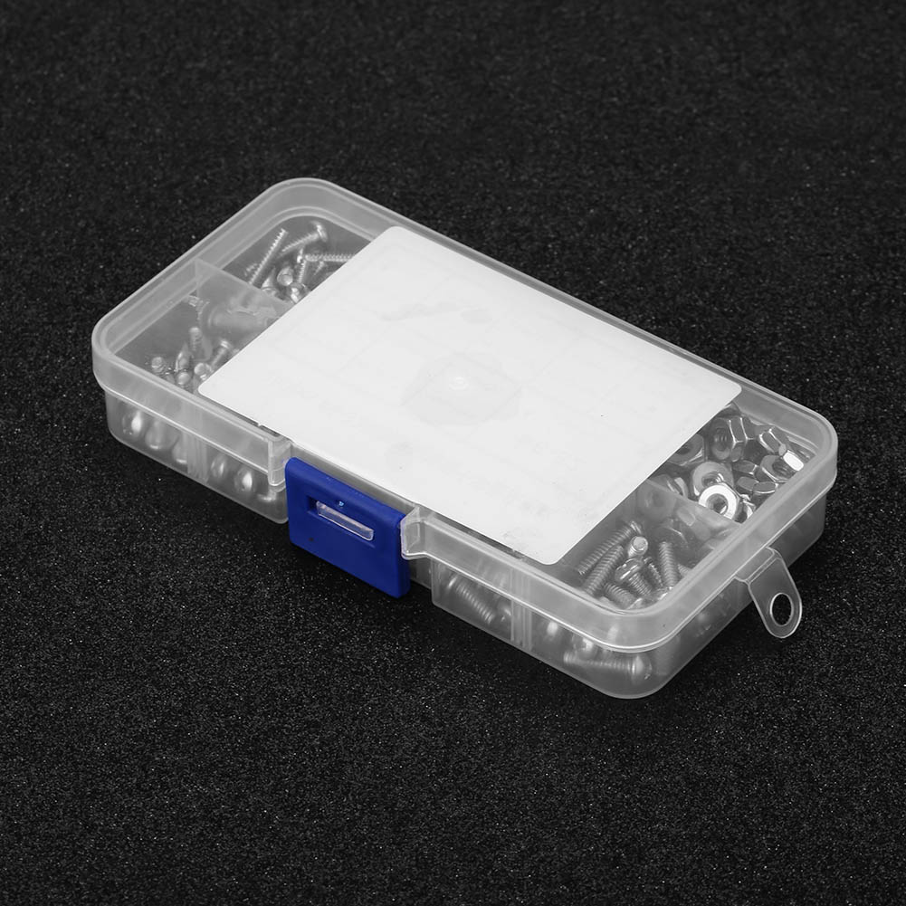 Packung Mit 260 6-32 Phillips-schrauben Aus Edelstahl, Komplettes Sortiment