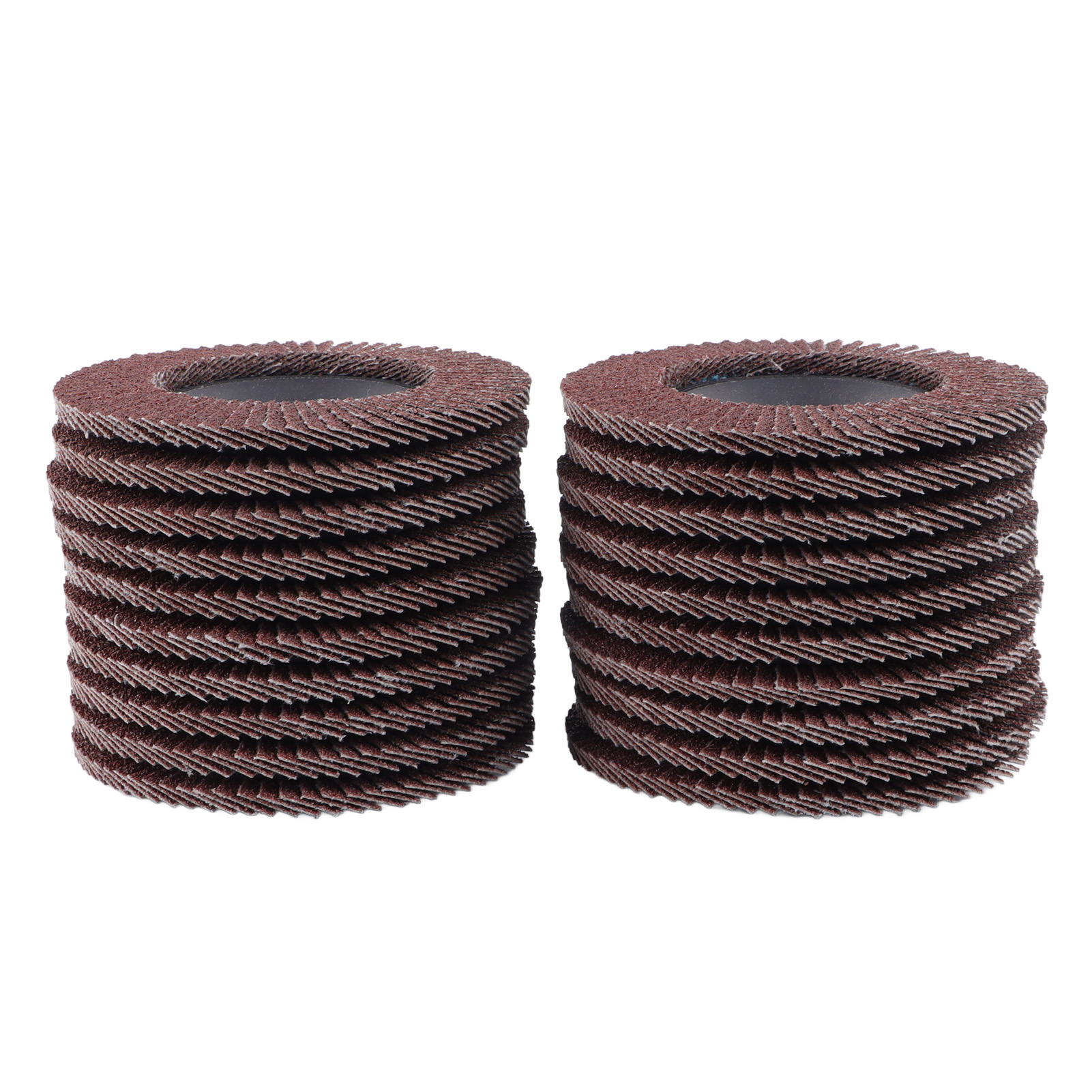 Packung Mit 20 Fächerscheiben, Körnung 80, 100 X 16 Mm, Flache Schleifscheibe Zum Schleifen Und Polieren