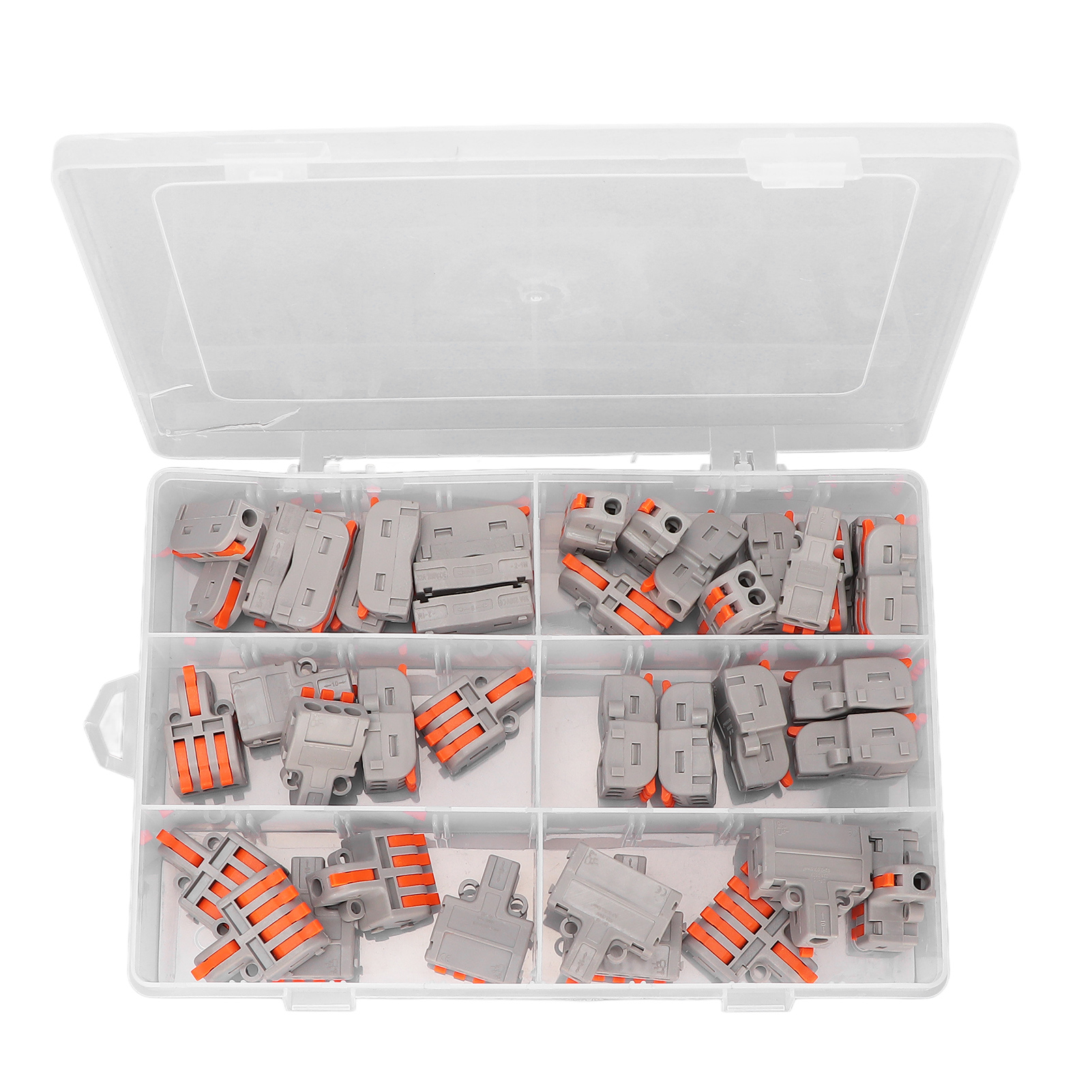 40-teiliger Elektrischer Steckverbinder, Hebel-anschlussklemme, Fahrzeugstecker-anschlussset