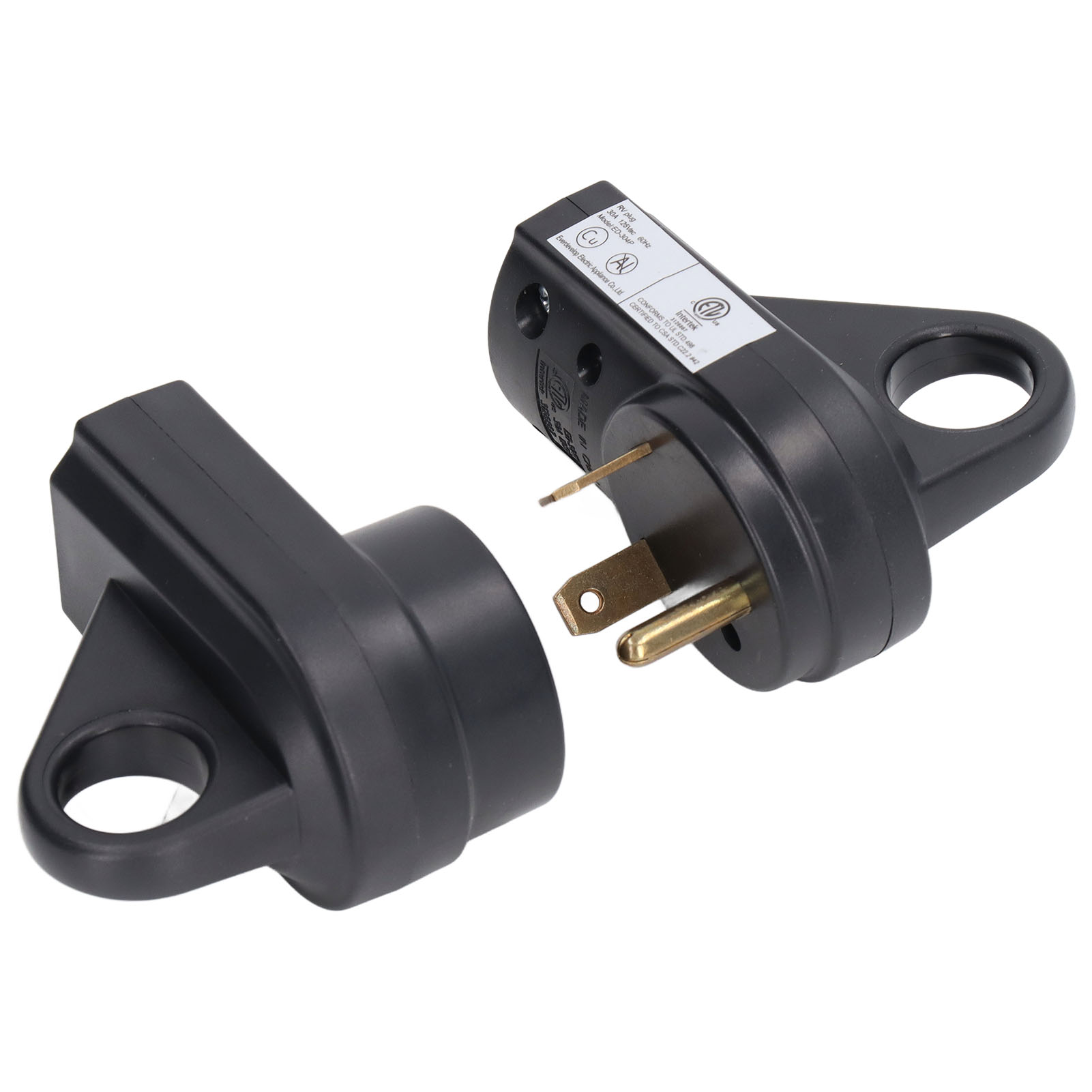 30-a-wohnmobil-stecker (männlich Und Weiblich) Mit Griff, 125-v-us-stecker, Ersatz Für Wohnmobile