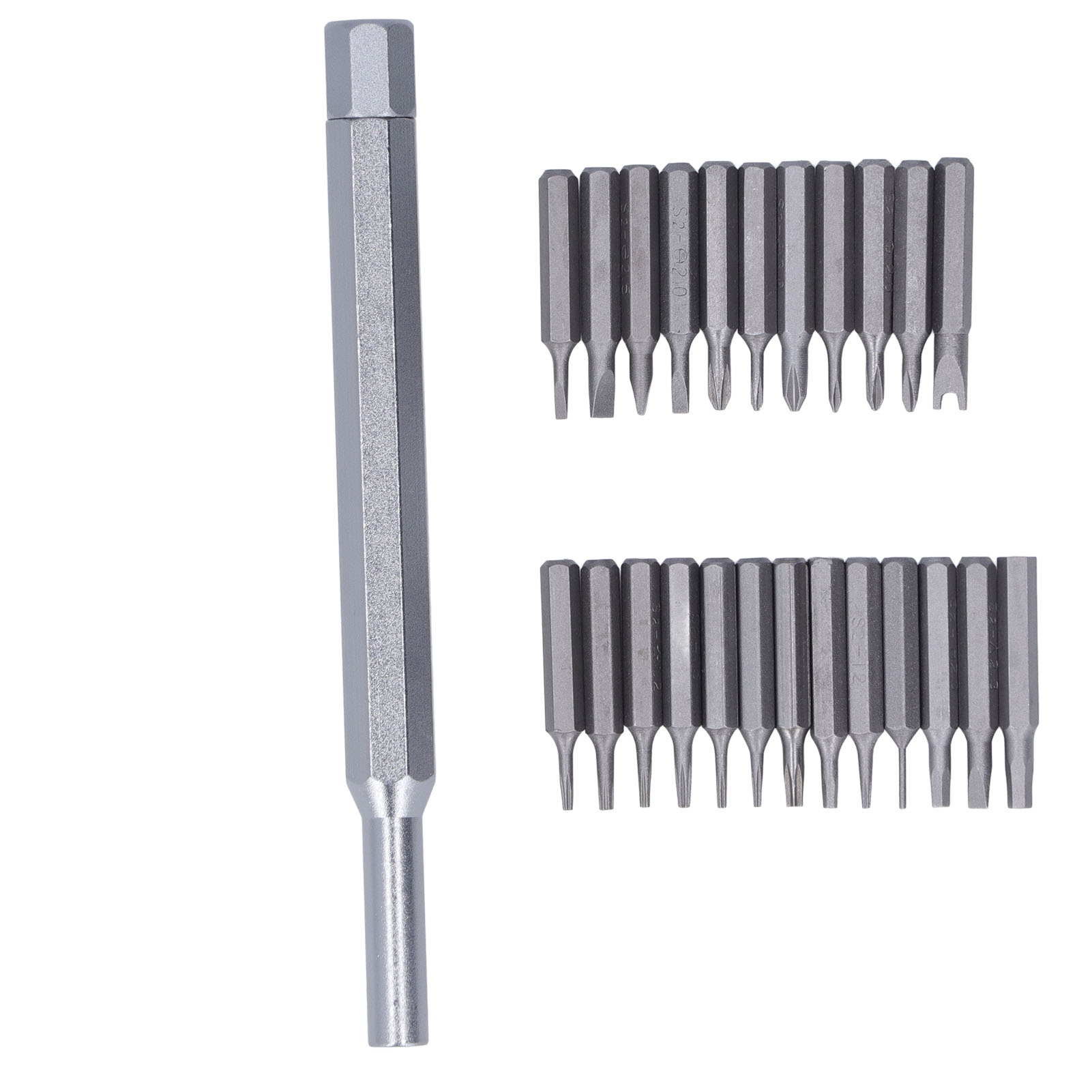 24-in-1-schraubendreher-set, Magnetische Bits Aus S2-legierungsstahl, Multifunktions-schraub- Und Befestigungsset