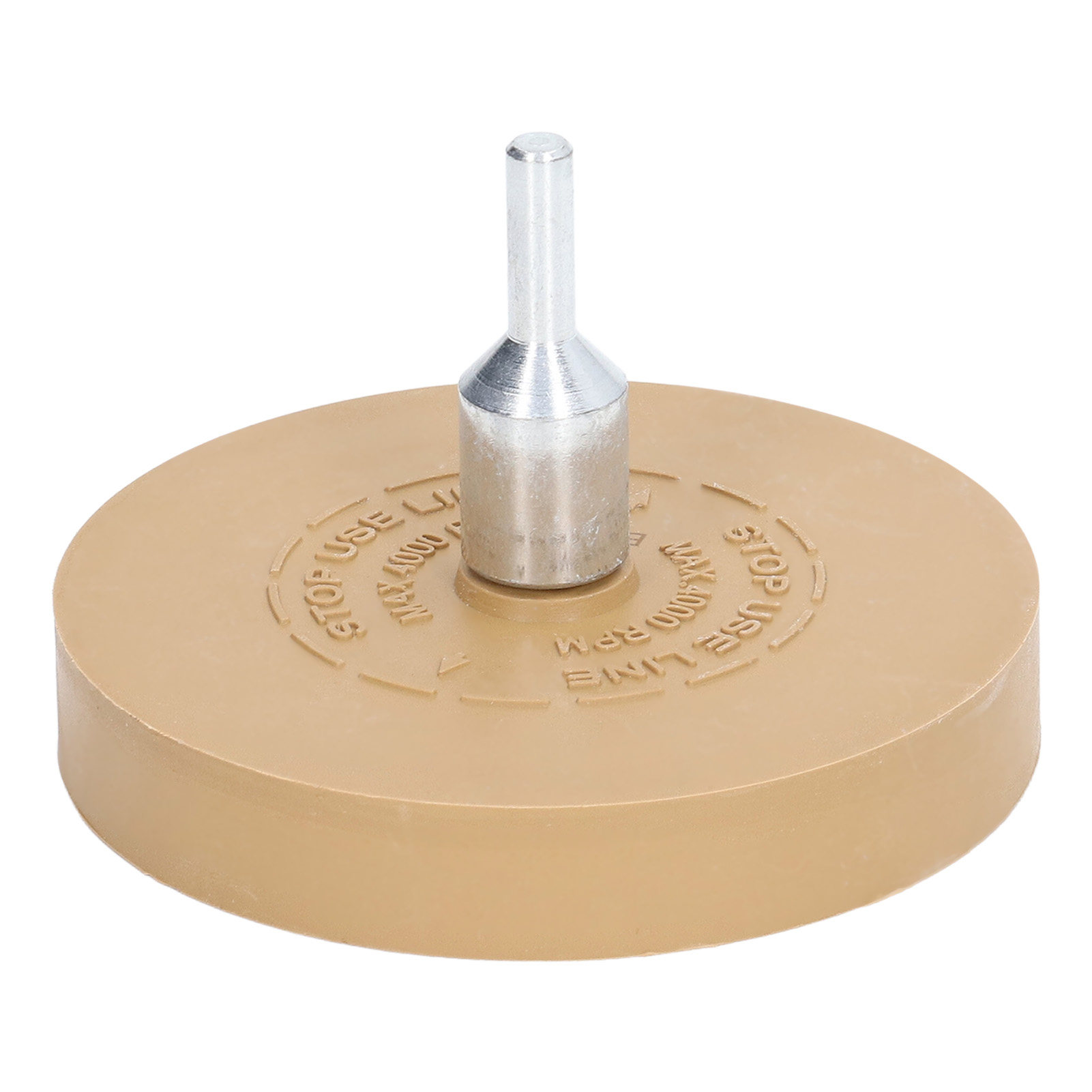 Set Mit 2 Gummischeiben (8,9 Cm) Zum Entfernen Von Aufklebern Und Vinyl, Pneumatischer Klebstoffentferner (4000 U/min)