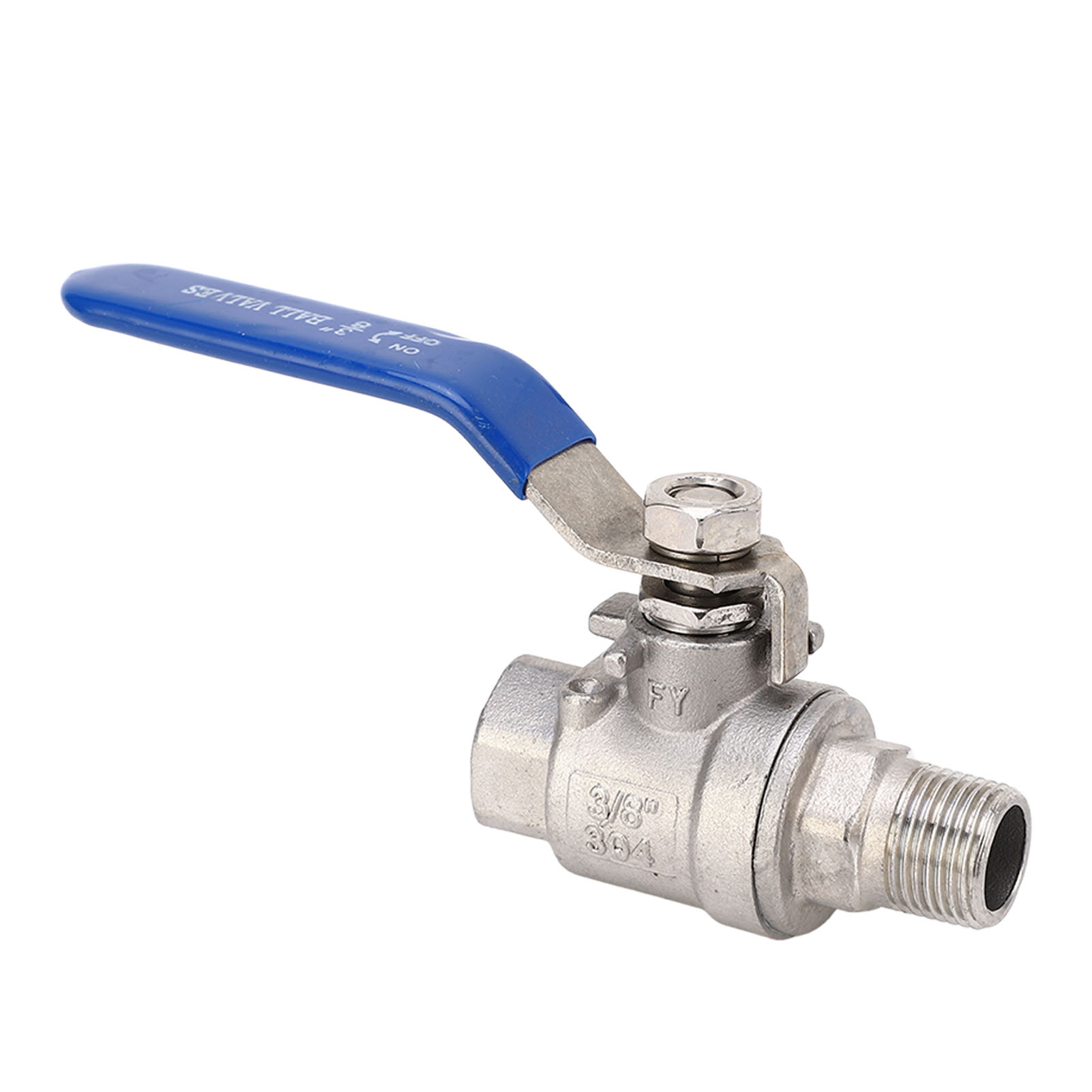 Kugelhahn Mit Vollem Durchgang, 3/8" Npt Außen-innengewinde, Rohrverschraubung, 1000 Wog, Edelstahl
