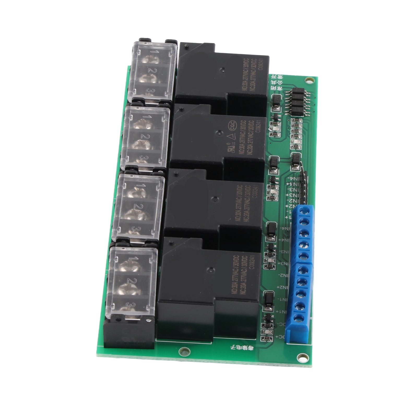 Hochleistungs-4-kanal-relaismodul 30a Optokoppler-isolations-steuerpanel Dc12v Yyg-4