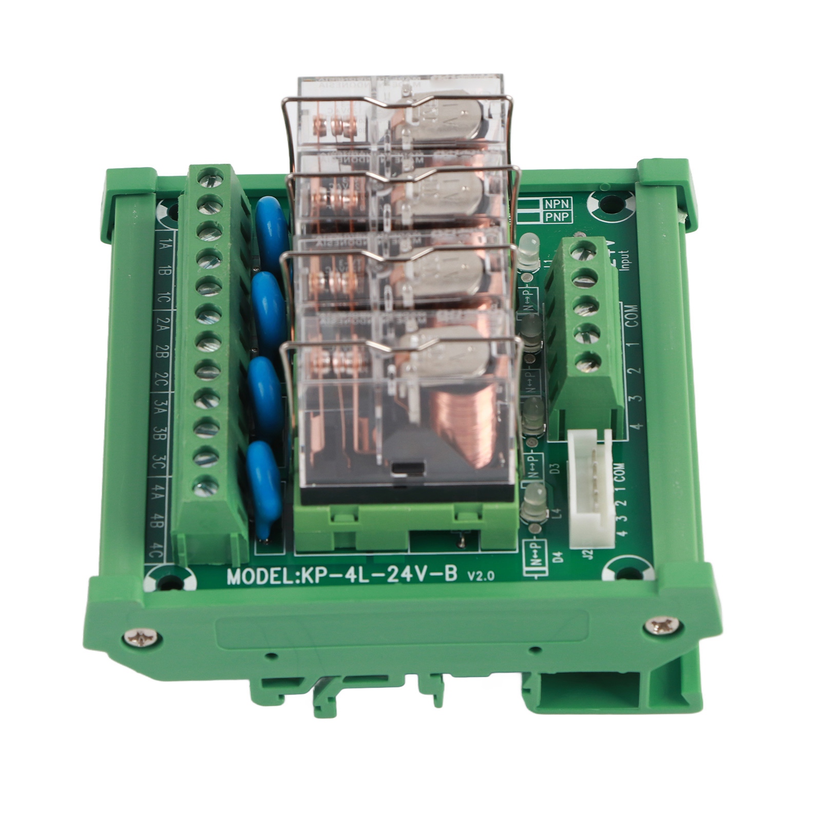 12v 4-kanal 16a Dc Din-schienen-stromschnittstellenmodul