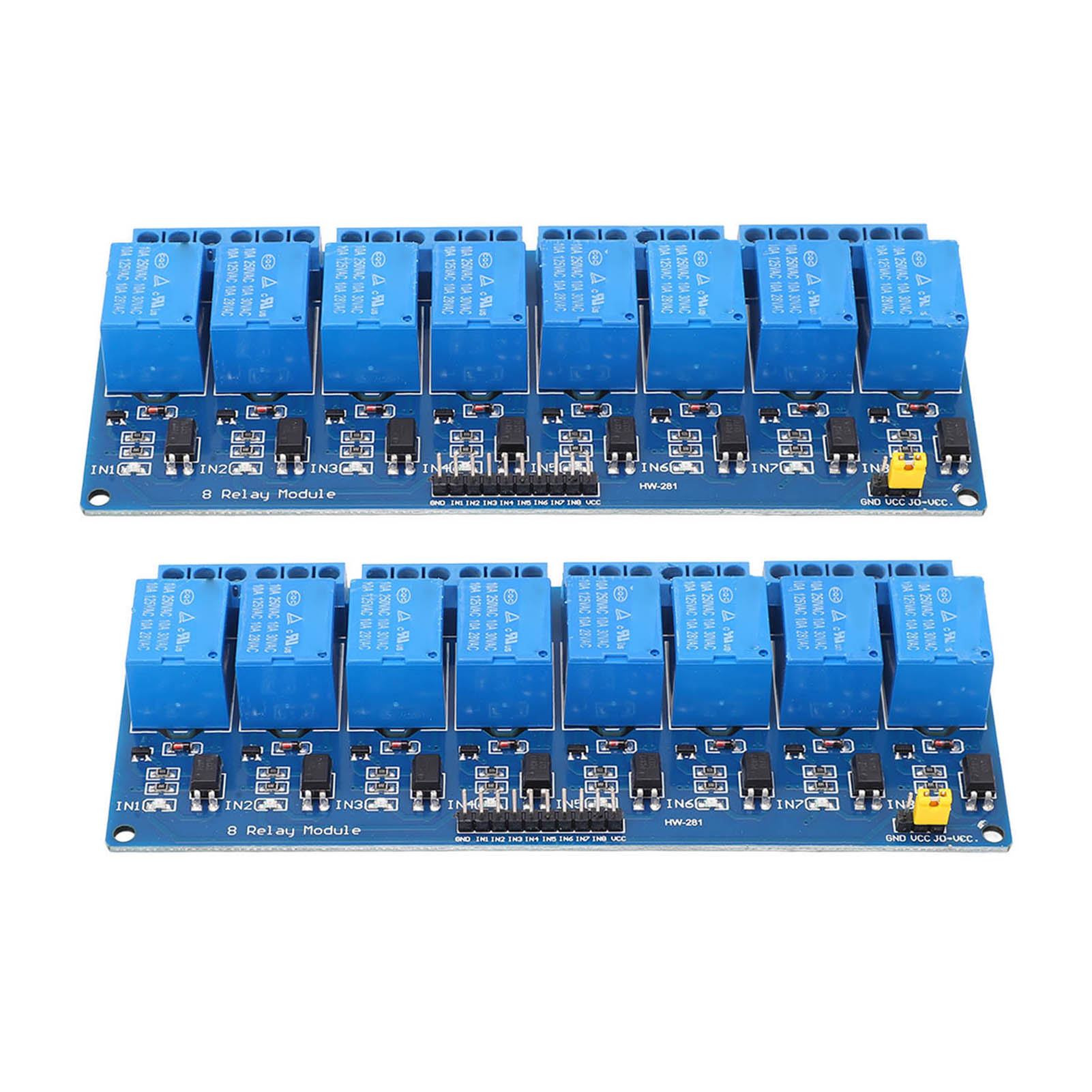 2-teiliges Modul, 8-kanal-sps-relais-optokoppler-isolationszubehörplatine Für Pic Avr 51