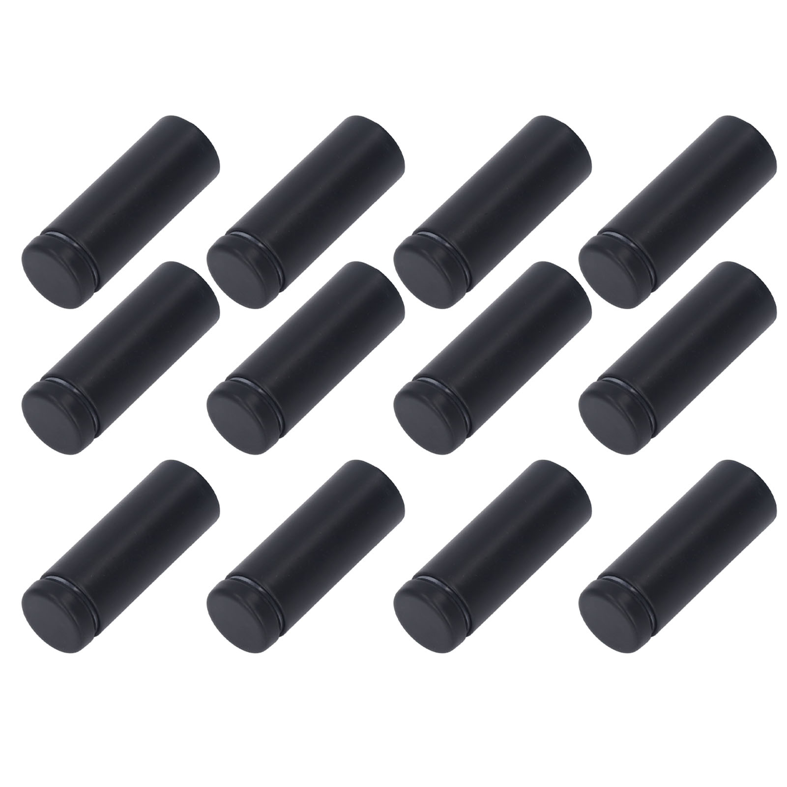 Set Mit 12 Edelstahl-schraubabstandshaltern 19x50mm, Wandmontage-set Für Werbetafeln