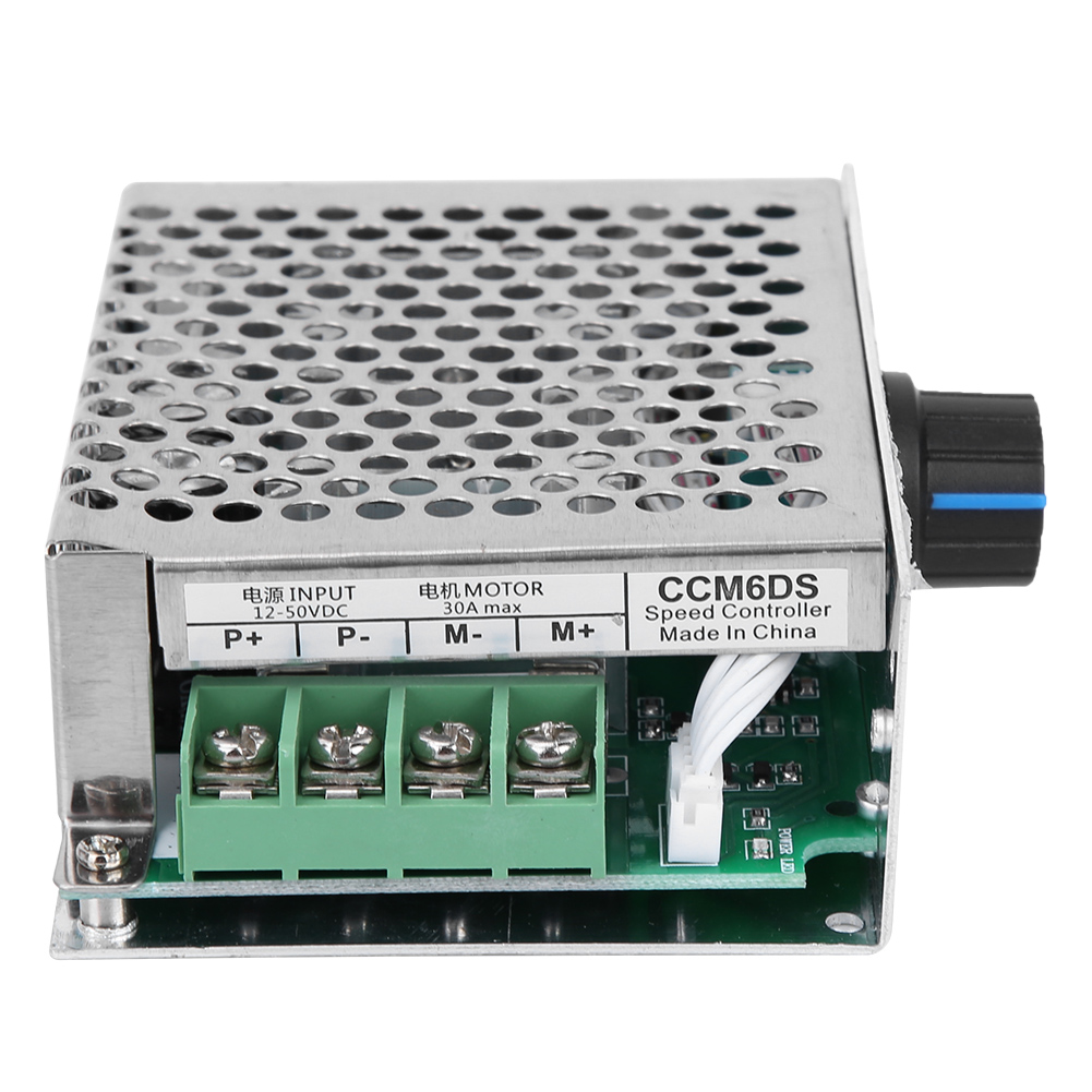 12–50 V 30 A 1500 W Motordrehzahlregler Mit Einstellbarem Pwm-regler Und Gehäuse