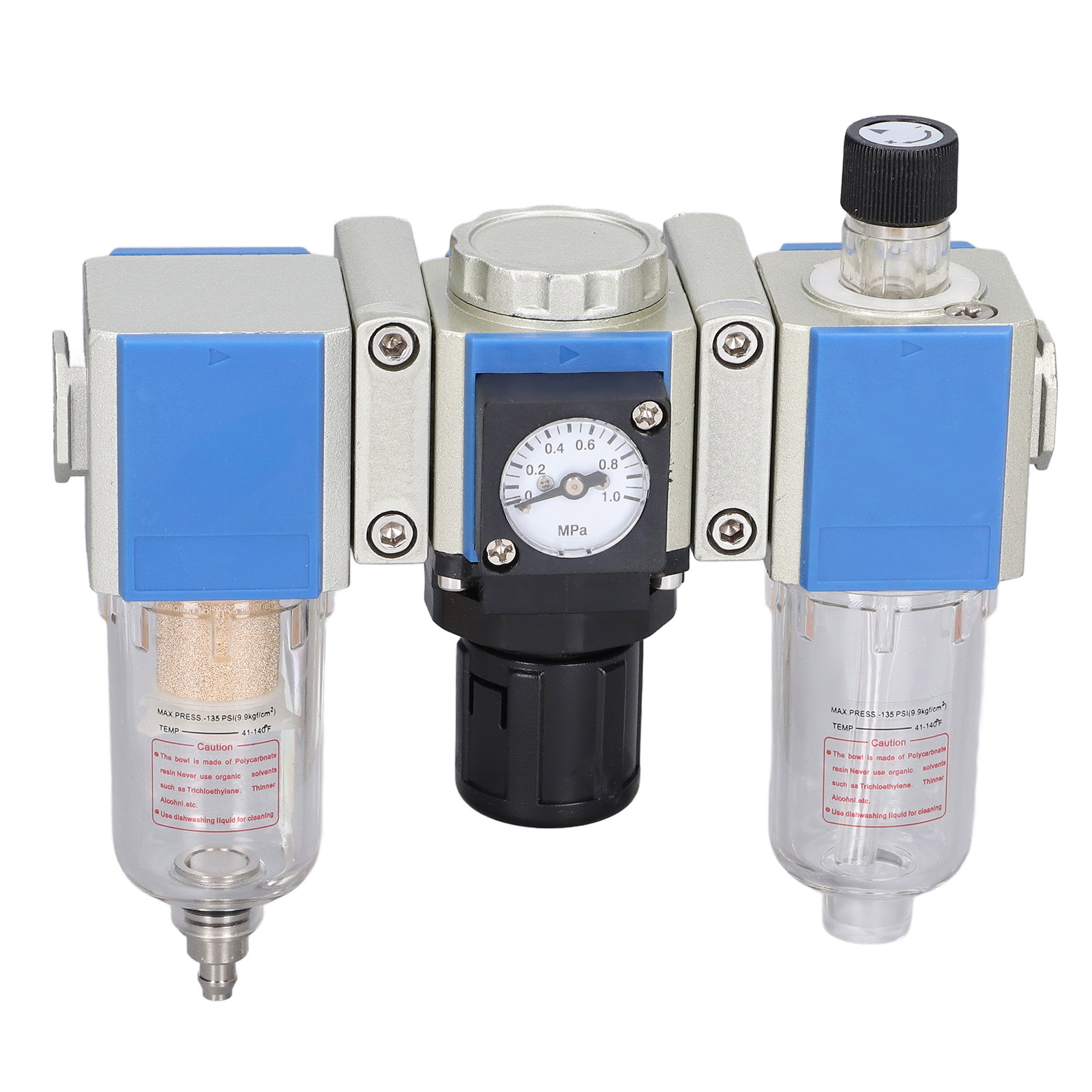 Druckluftfilter, Regler, Öler, 3-in-1 Öl-wasser-abscheider, 3 Einheiten Gc200-08