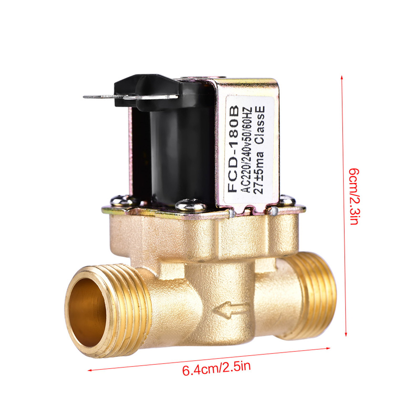 1/2" 220v Ac Normalerweise Geschlossenes Messing-magnetventil Zur Wassersteuerung