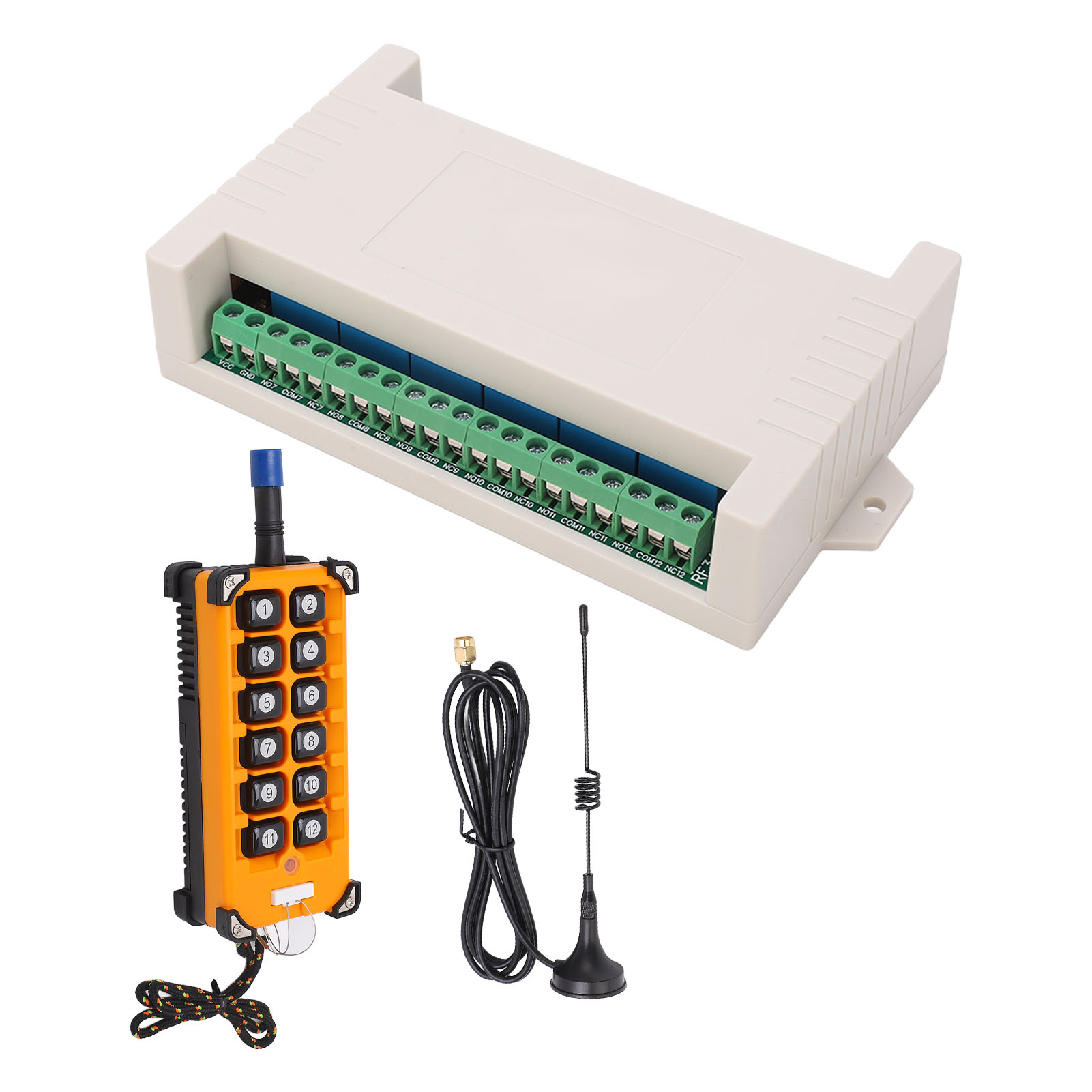 12-tasten-fernbedienung (433 Mhz) Mit Antenne, 12-kanal-funkrelais-kit (dc24v-controller)