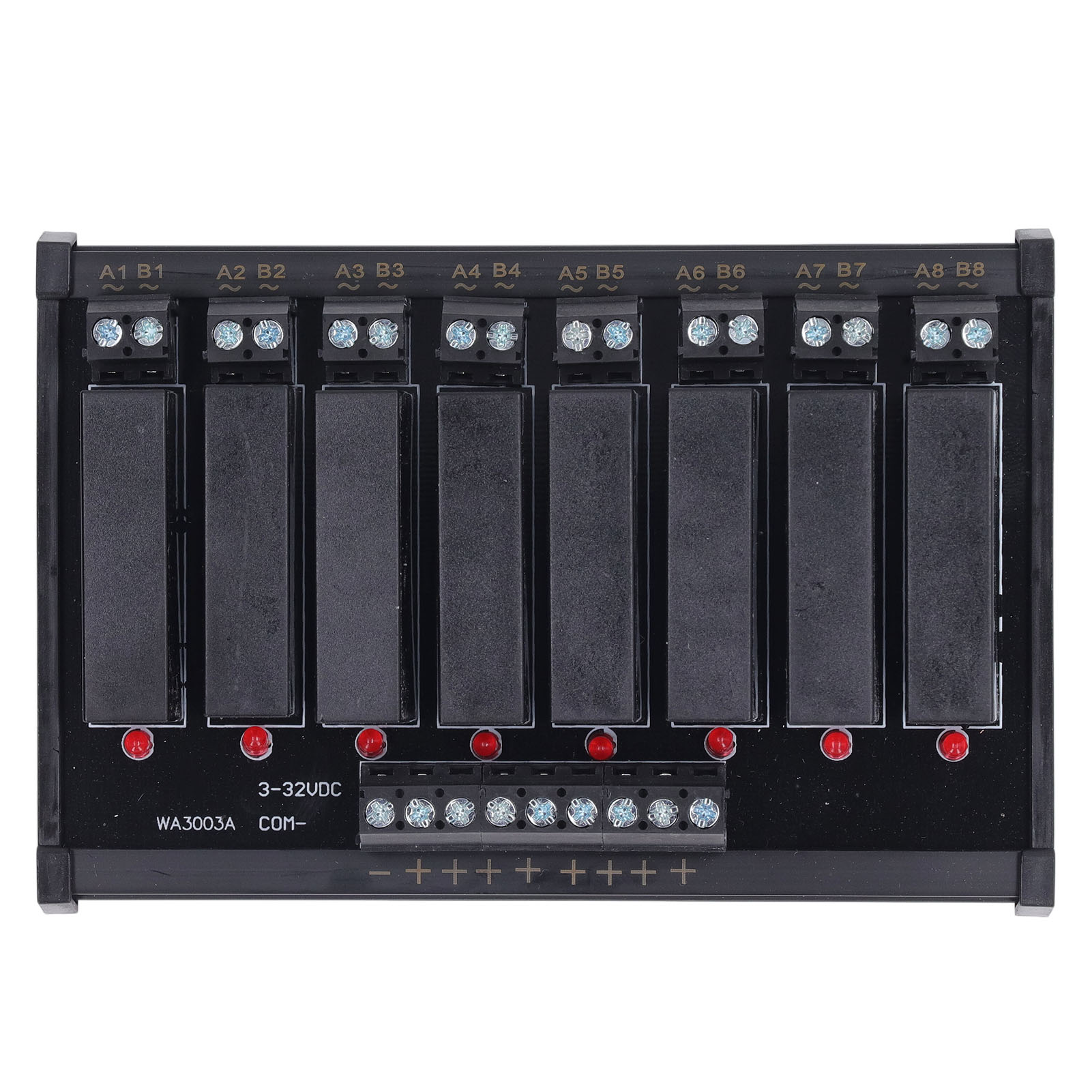8-kanal-din-schienen-halbleiterrelaismodul, Eingang 3–32 V Dc, Ausgang 5–8 A, 24–480 V Ac
