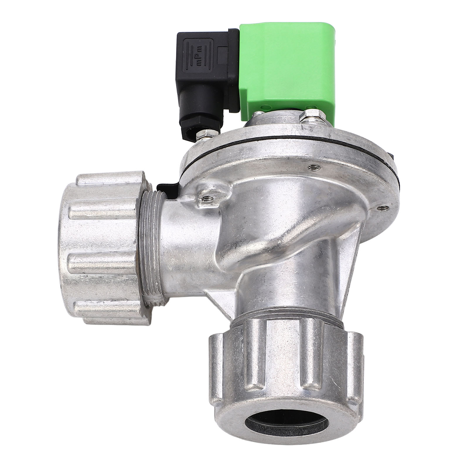 34-mm-impulsmagnetventil, Einlass/auslass, Aluminiumlegierung, Außengewinde, Impulsventil Für 24-v-gleichstrom-staubabscheider