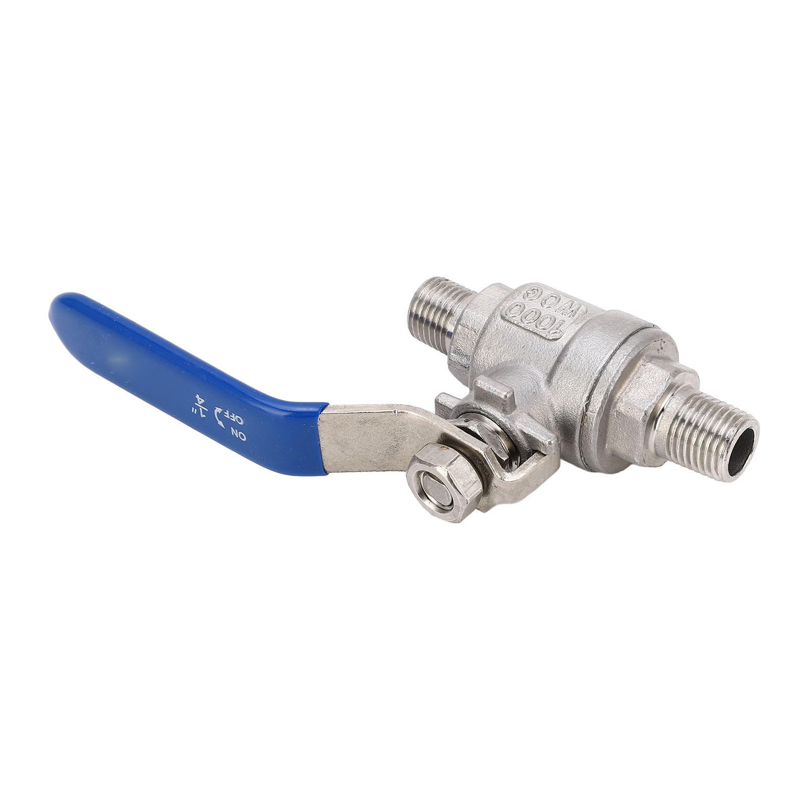 1/4 Zoll Npt Dn8 Kugelhahn, Außengewinde, 2 Stück, Edelstahl, Gerader Anschluss