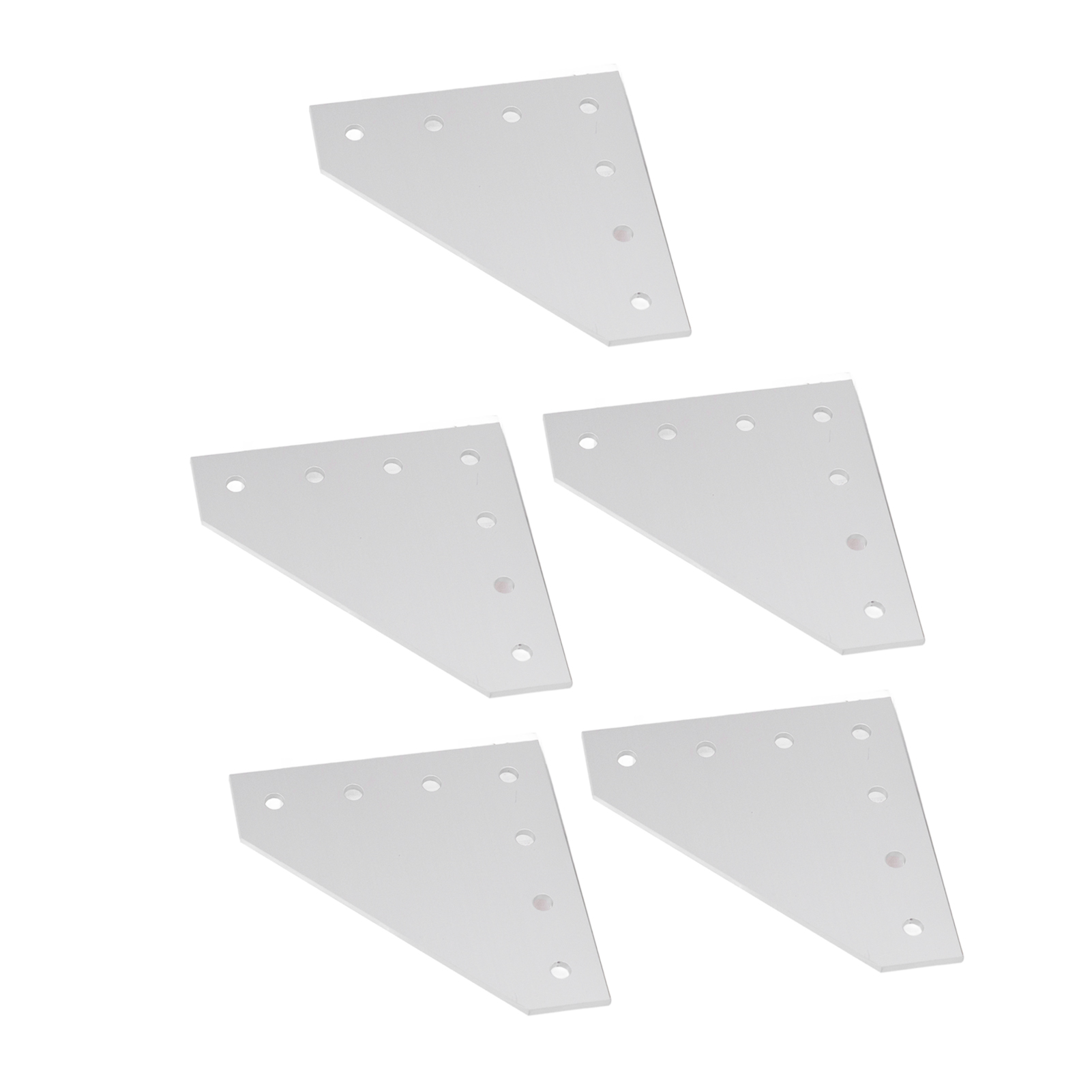 5-teiliger 90°-befestigungswinkel Aus Aluminium 6063, 7-loch-flachverbindungsplatte Für 3030l-profil