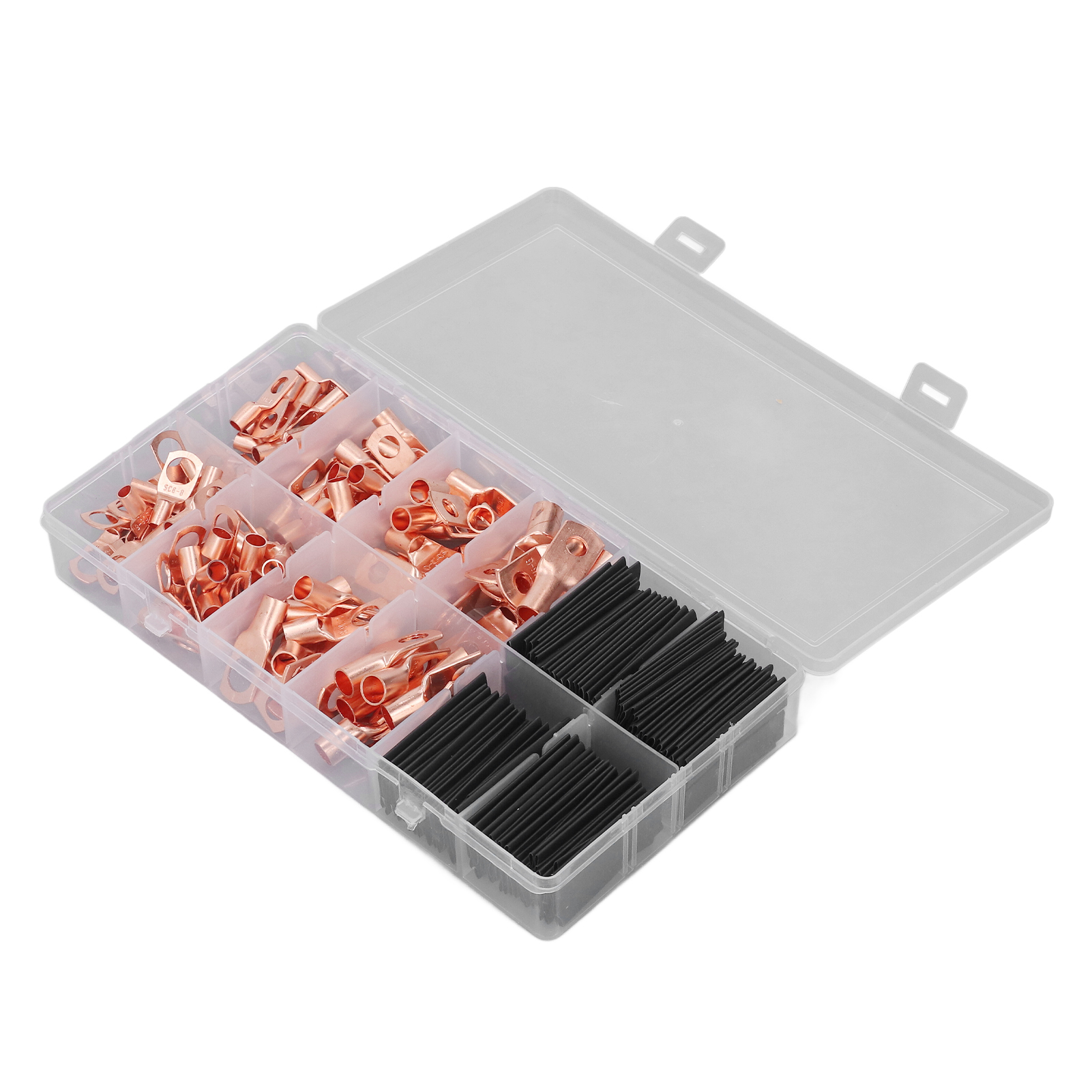 Packung Mit 260 Crimp-steckschlüsseln Mit Schrumpfschlauch, Geschlossen, Stabil Und Robust, Kupferkabelschuh-set