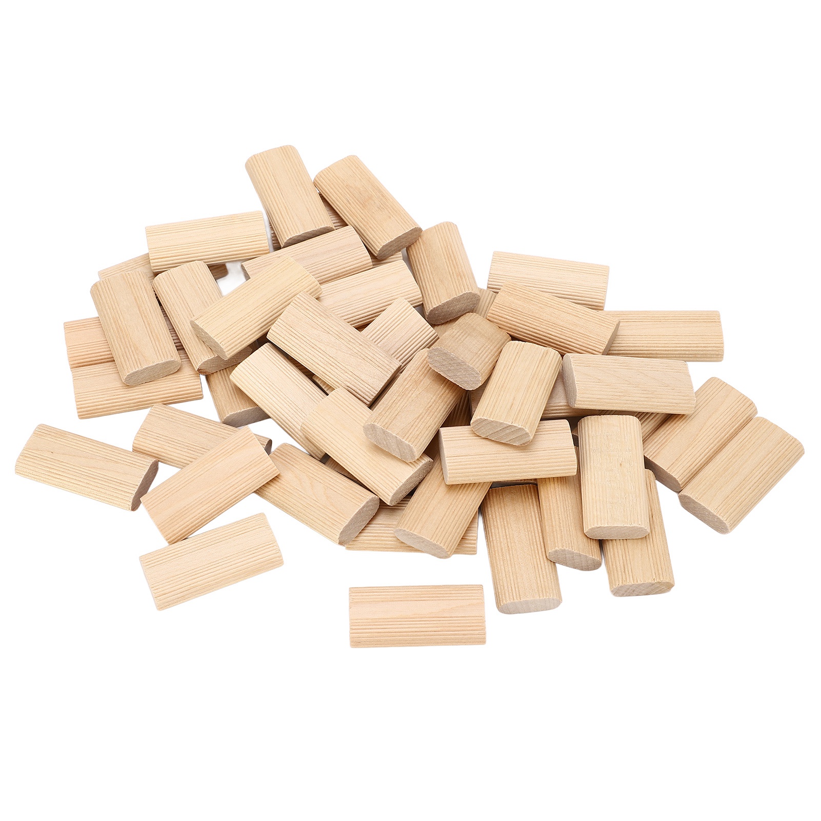 50 Stück 10x50mm Dübel Aus Massivem Buchenholz, Zapfenblöcke Für Möbelmontage Und Holzbearbeitung