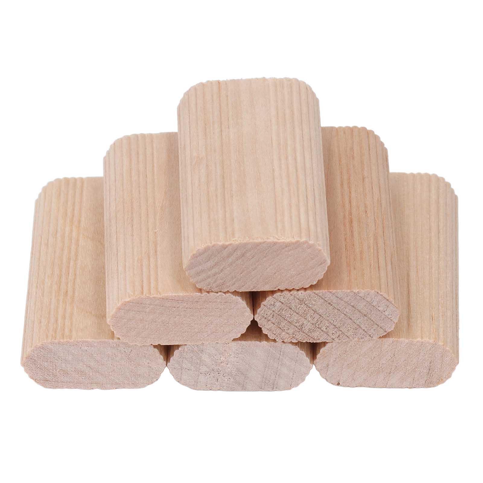 50-teiliger Buchenholz-dübel, Einsatzblock Für Tischlerarbeiten, Möbelmontage, 10 X 24 X 50 Mm