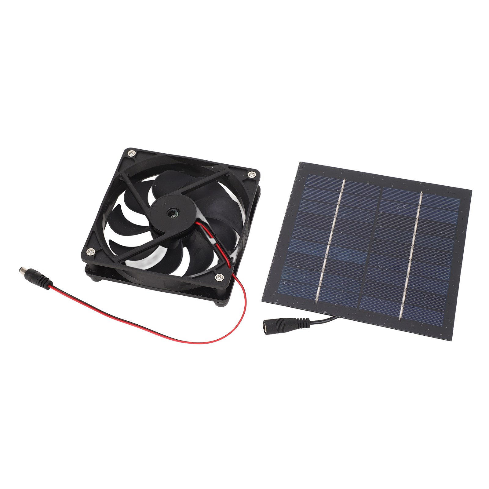 50-w-tragbarer Solarventilator Mit Panel Für Gewächshaus, Schuppen, Hühnerstall, Tierhaus, Fensterabzug