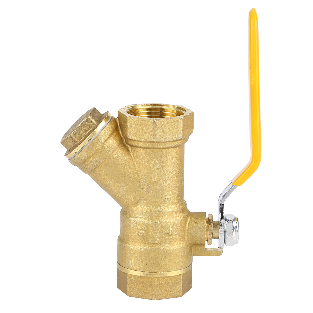 Y-förmiger Messing-filterkugelhahn Mit 3/4"-innengewinde (bspp) Für Wasser Und Erdgas