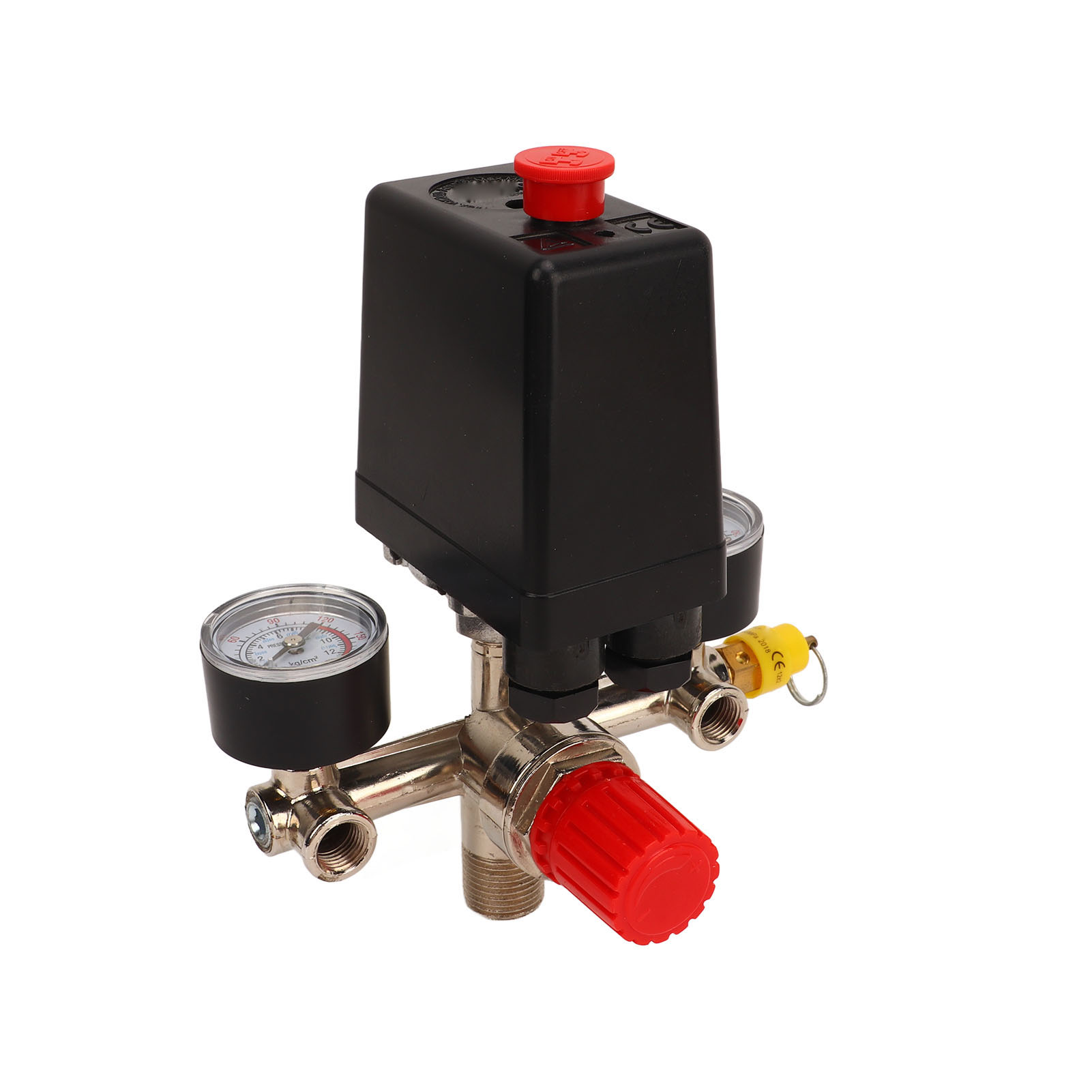 Luftkompressor-druckschalter-set 3-in-1-steuerventil Messing Us-anschluss
