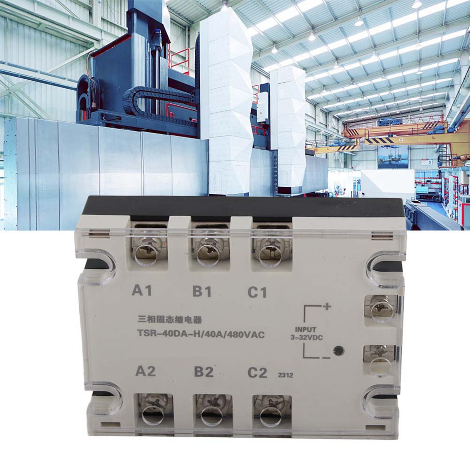 40a Dreiphasen-halbleiterrelais (ssr) Mit 3-32v Dc-eingang (tsr-40da)