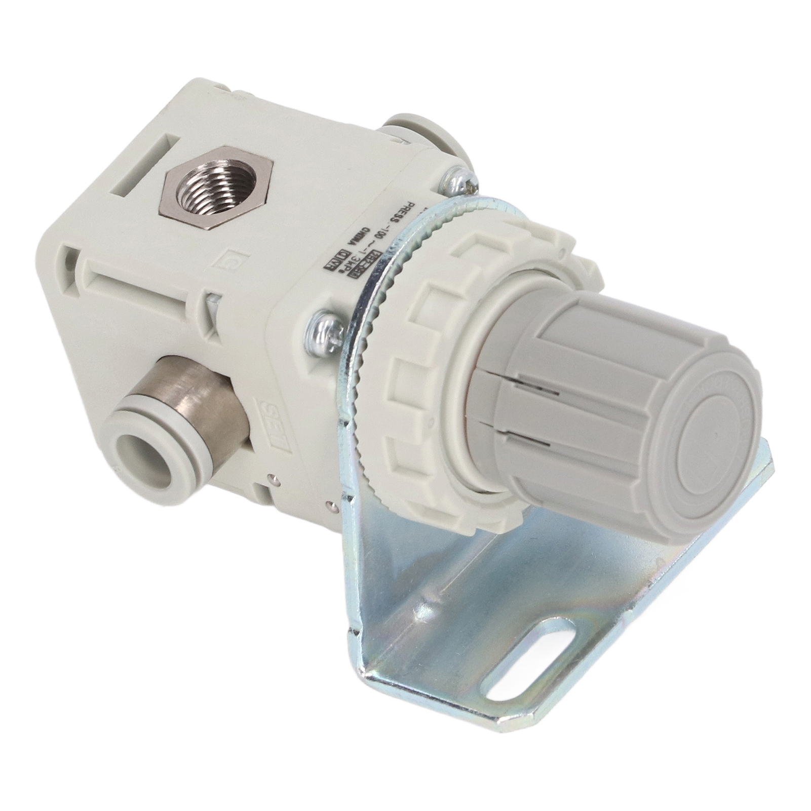 Pneumatischer Vakuumdruckregler Typ Smc Mit Halterung Für Ø8mm Schläuche