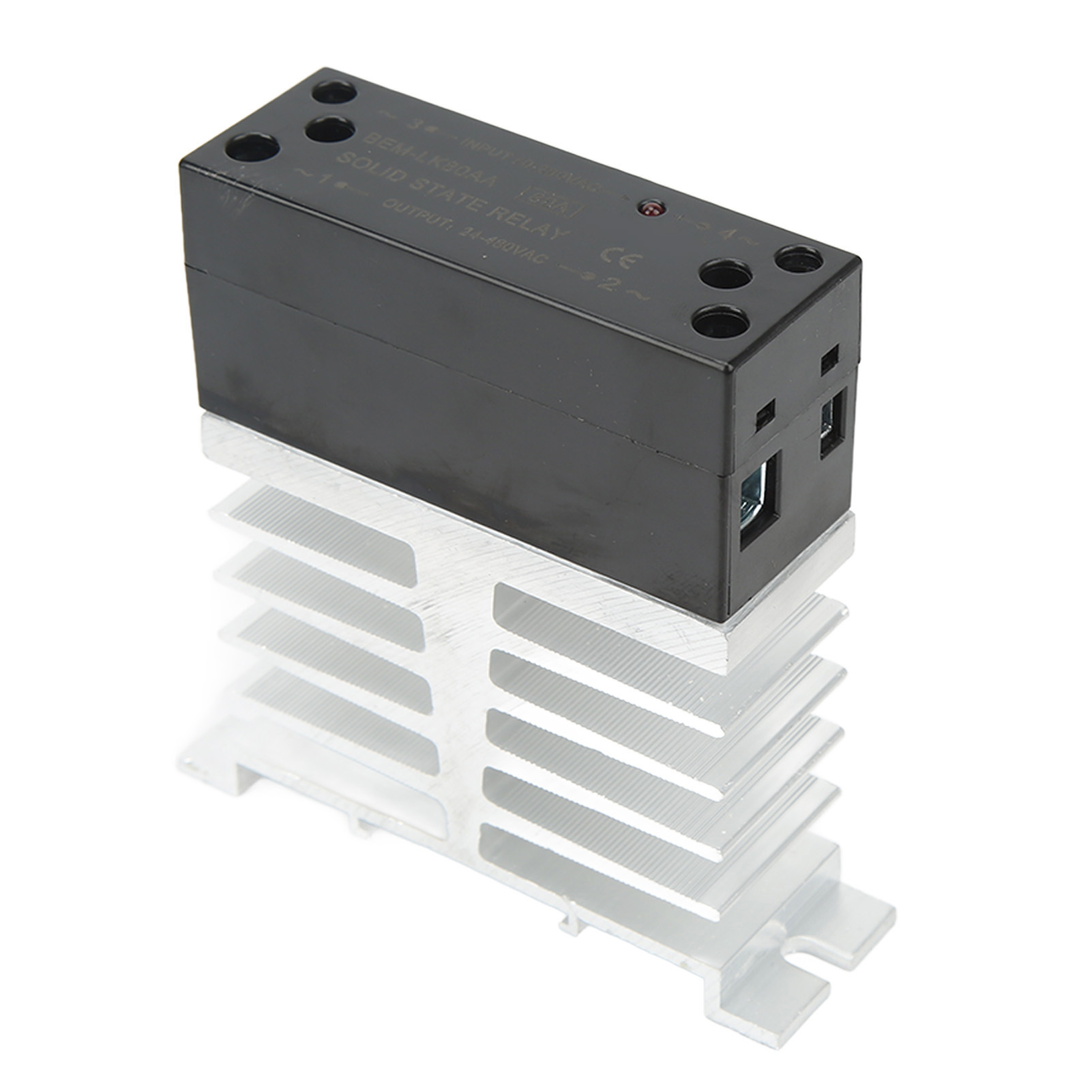 80-a-wechselstrom-halbleiterrelais Mit Flammhemmendem Kühlkörper, 70–280 V Ac Eingang, 24–480 V Ac Ausgang, Ssr-modul