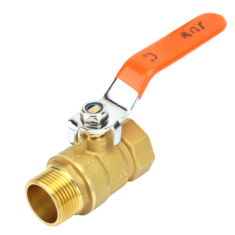 Kugelhahn Aus Messing, 3/4" Bsp Dn20 Außen- Und Innengewinde, Schlauchanschluss, Kugelhahn