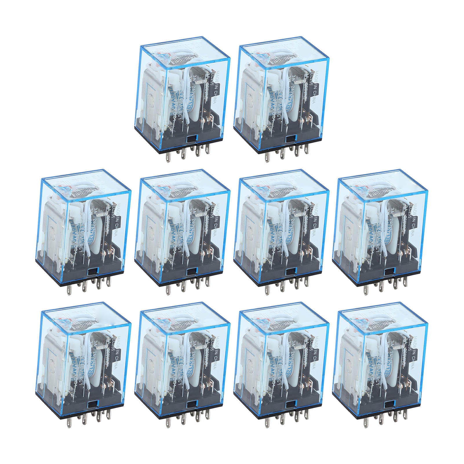 Mittelspannungs-elektromagnetrelais 110 V, 10er-packung, Für Haushaltsgeräte Und Kommunikation