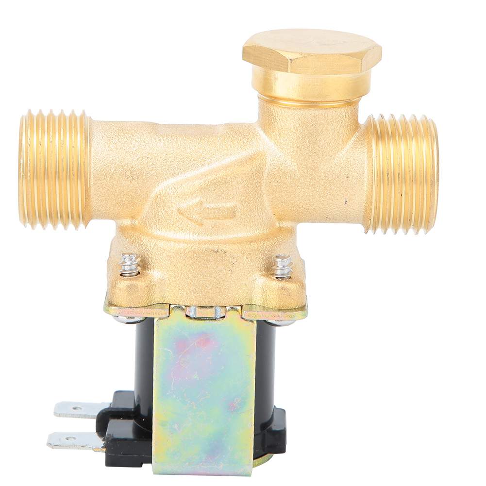 Normalerweise Geschlossenes Messing-magnetventil G1/2", Elektromagnetischer Wassereinlassschalter (dc220v)