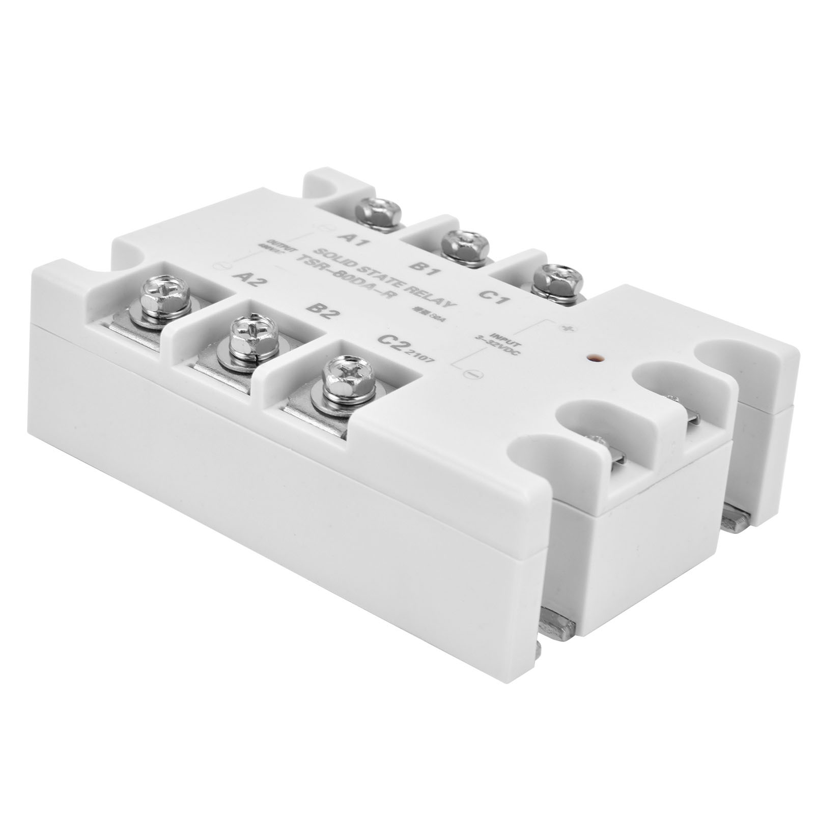80-a-drehstrom-halbleiterrelais, Verbessertes 480-v-wechselstrom-steuermodul, Automatische Lastregelung, Ohne Kühlkörper Tsr80dar
