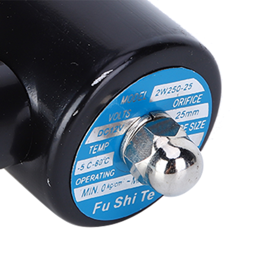 12v Dc 1-zoll-magnetventil Aus Messing, 2-wege, 2-positionen, Normalerweise Geschlossen