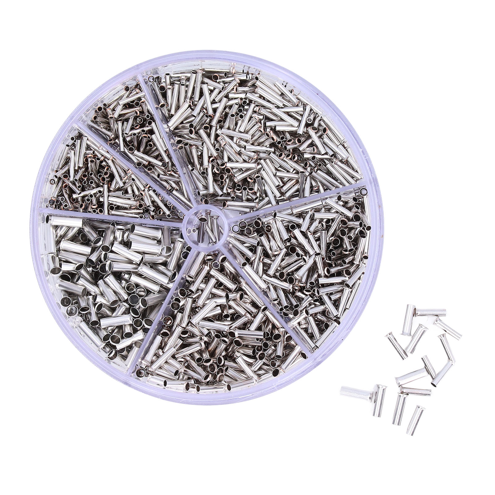 Packung Mit 1900 Unisolierten Aderendhülsen 0,5–2,5 Mm Crimpverbinder 14–22 Awg Diy-set