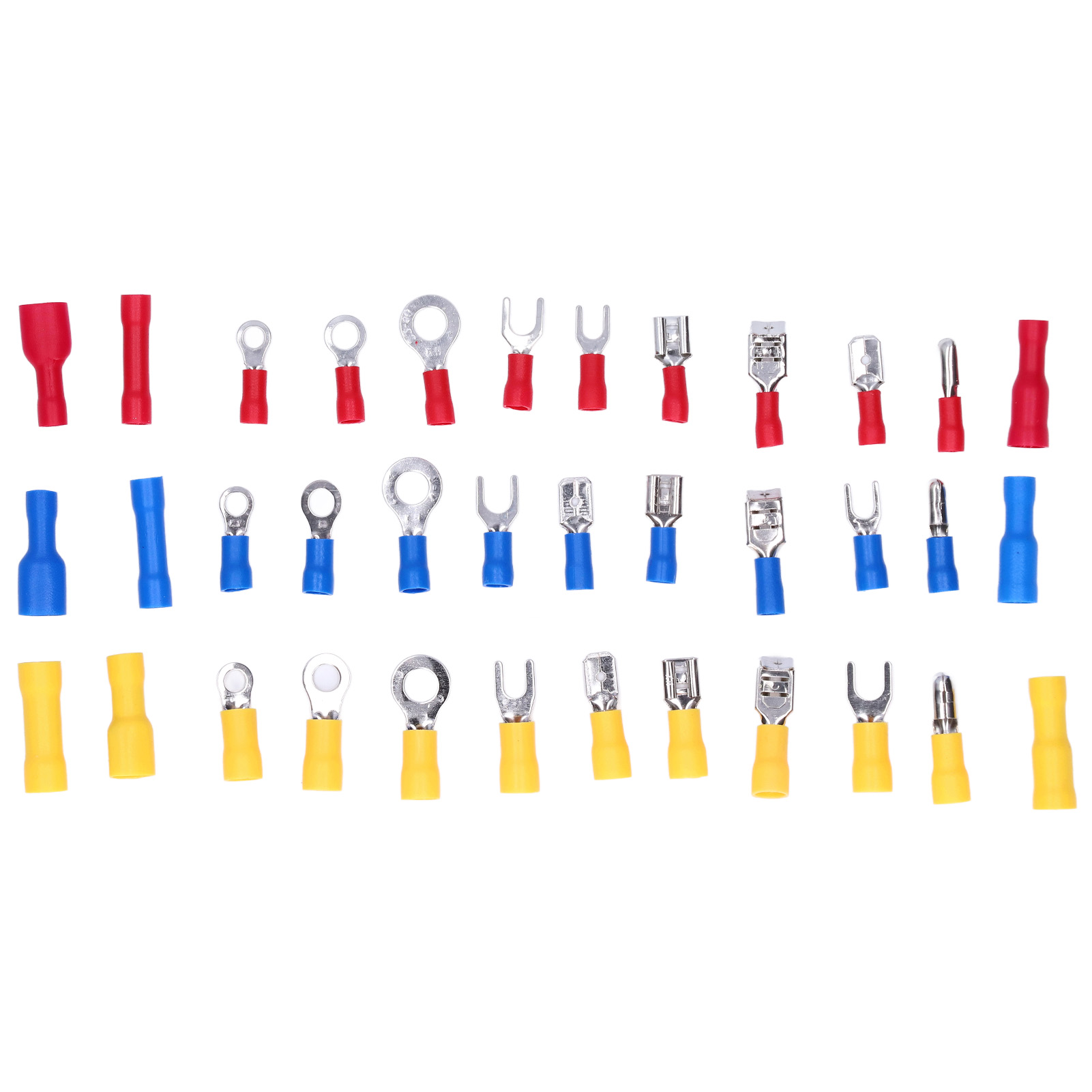 540-teiliges Set Gemischter Elektrischer Steckverbinder, Kupfer-pvc-crimpklemmen, Schnellverbinder Für Computer