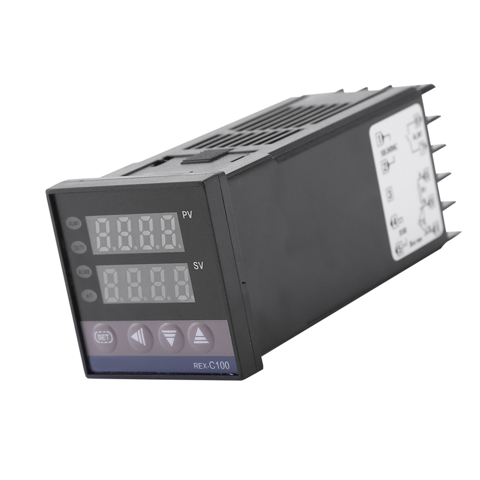 Digitales Pid-thermostat Rex-c100 Mit Led-alarm, Temperaturregler 0–1300 °c, Ac 110–240 V Kit