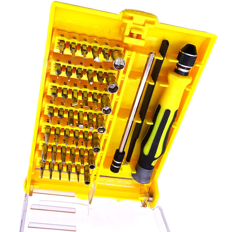 45-in-1-handschraubendreher-set Mit Bithalter, Steckschlüsseln Und Magnetischem Bithalter, Komplettes Sortiment Für Heimwerkerprojekte