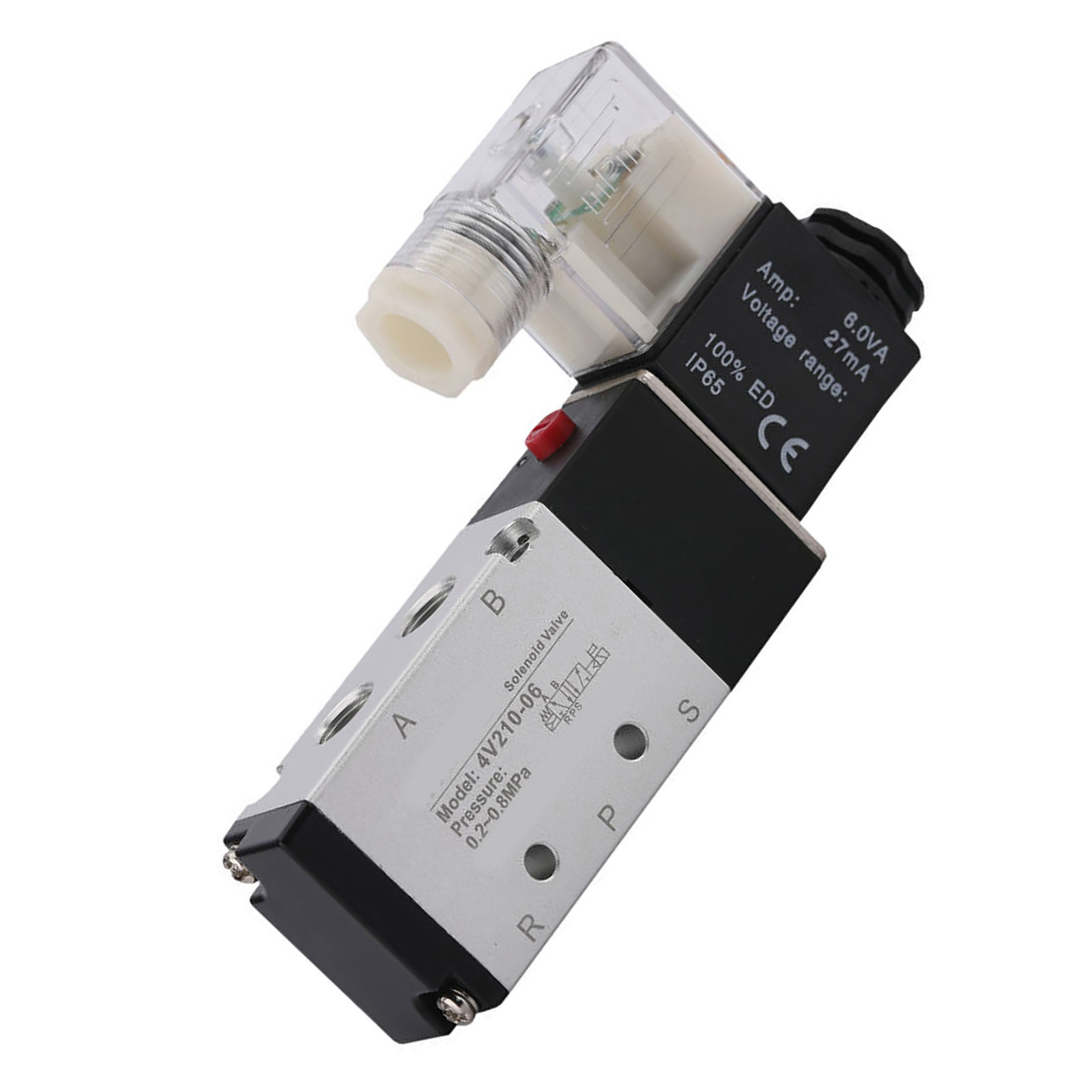 Pneumatisches 2-wege-magnetventil Aus Verschleißfester Aluminiumlegierung, Ersatz Für 4v210-08, Ac110v