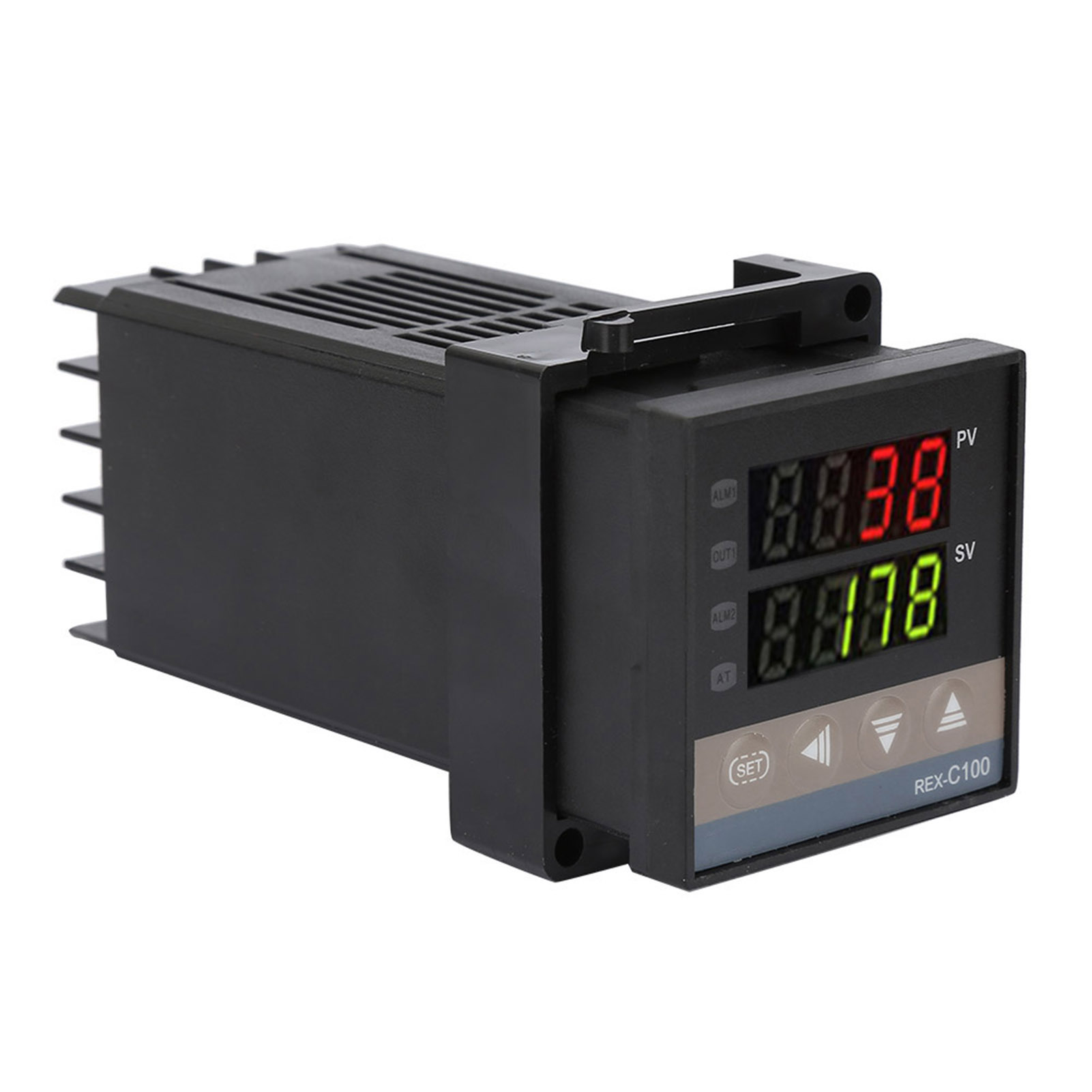 Rex C100 Led Digital-pid-thermostat – Temperaturregler 0–1300 °c Mit Alarm, Ac 110 V/240 V Kit