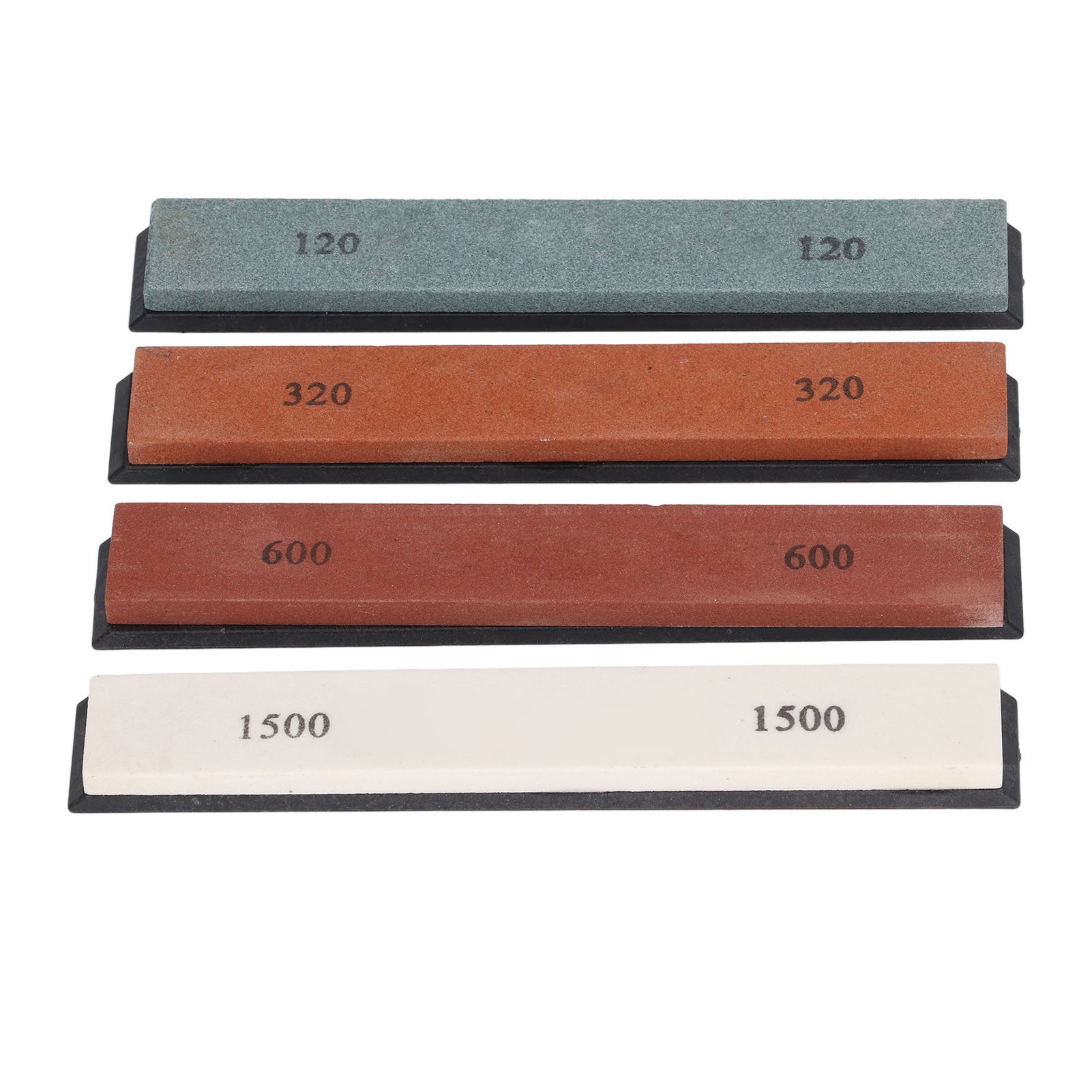 4-teiliges Schleifstein-set, Robuster Und Sicherer Messerschärfer, Schleifstein Mit Körnung 120/320/600/1500