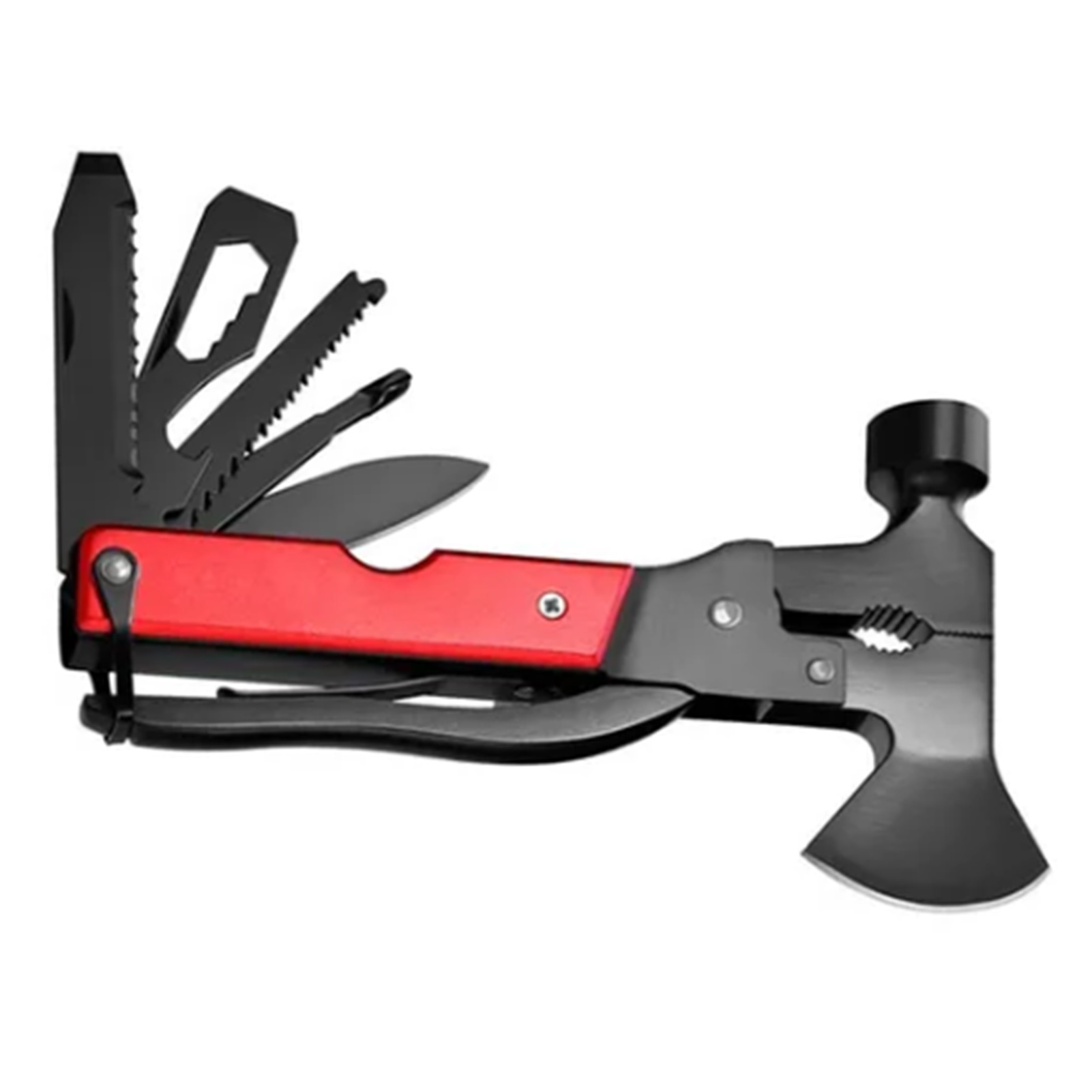 Mehrzweck-werkzeugset: Tragbare Edelstahlaxt, Sicherheitshammer Für Camping Und Outdoor-aktivitäten, Griff Aus Eloxiertem Aluminium, Einzelpackung