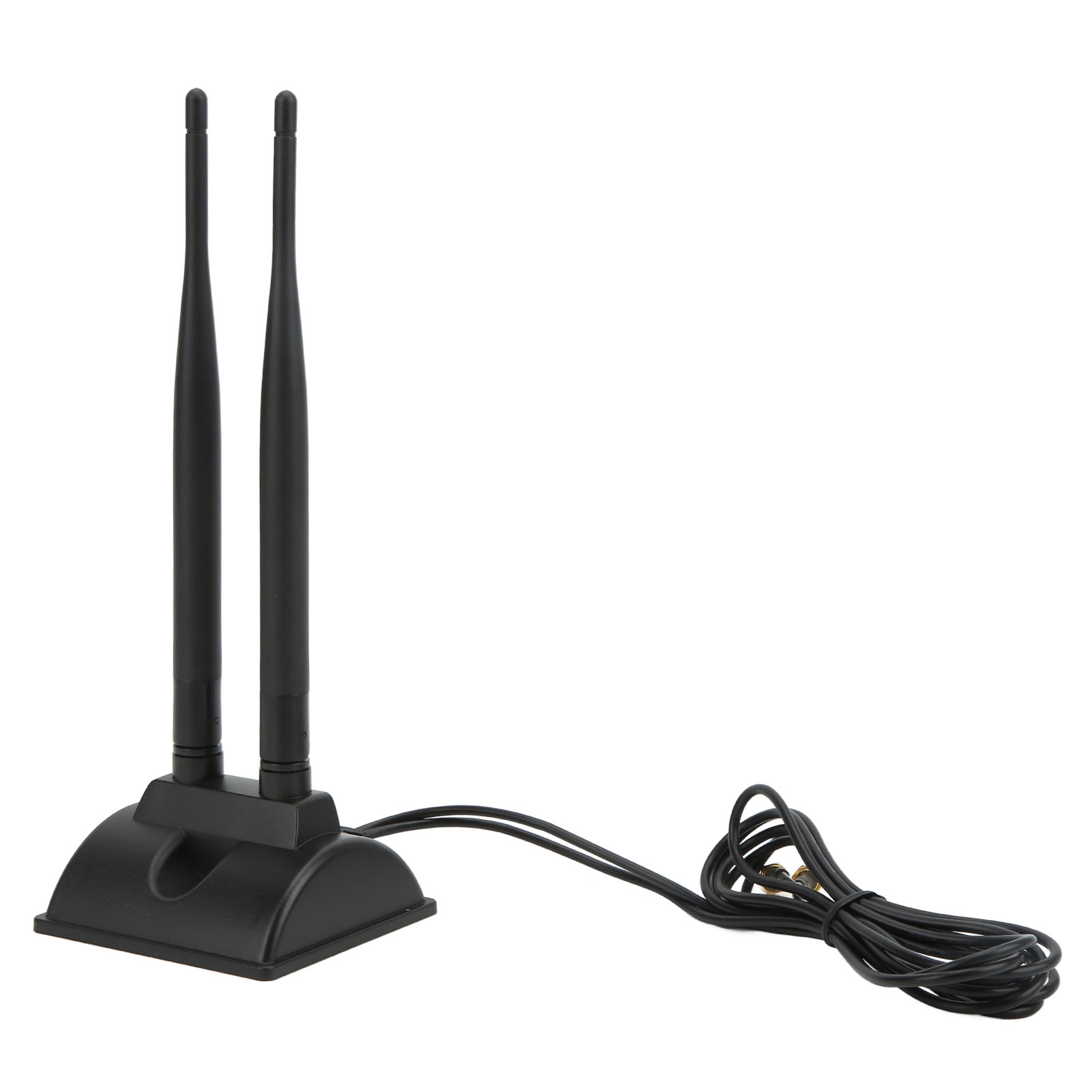 Dualband-wlan-antenne (2,4 Ghz/5,8 Ghz, 6 Dbi) Mit Saugnapffuß (rg174) Für Smart-home-router