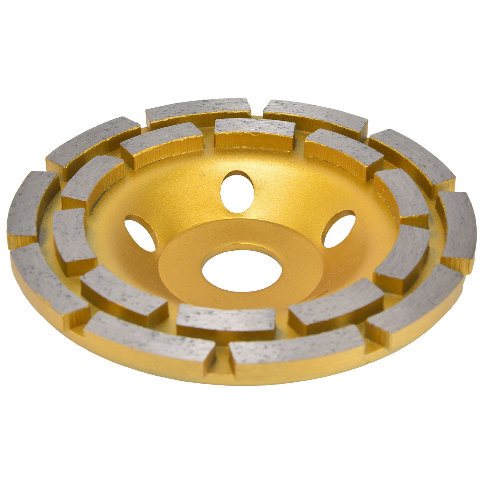 Doppelreihige Diamant-topfschleifscheibe Für Beton, Granit, Stein, Marmor, 125 Mm, Schleifscheibe